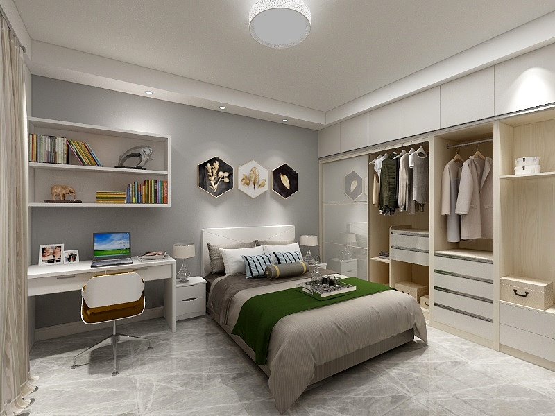 秦工Design-卧室-装修设计方案