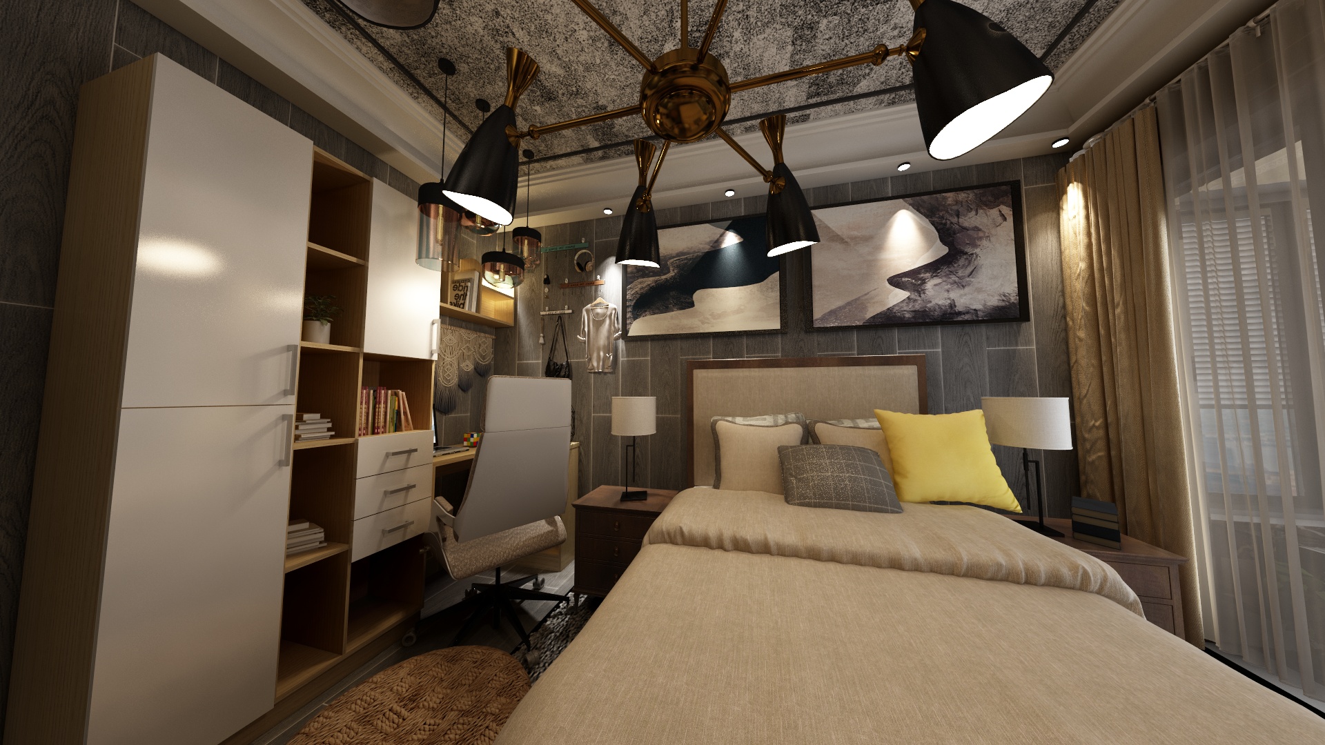 花中妖孽小超哥-绿溪小镇2号楼1单元1901-装修设计方案