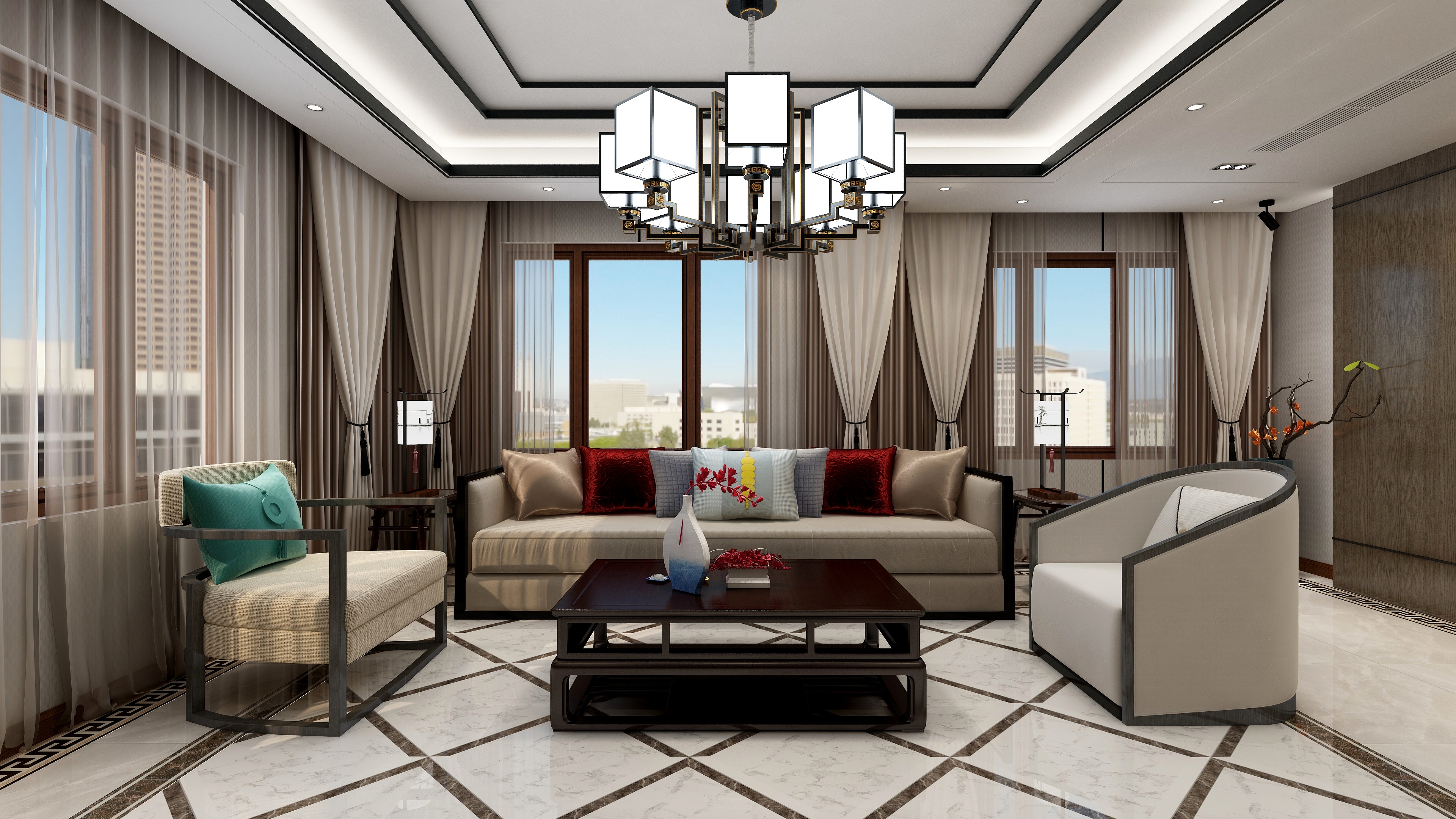 夏蒙-《和韵》装修效果图