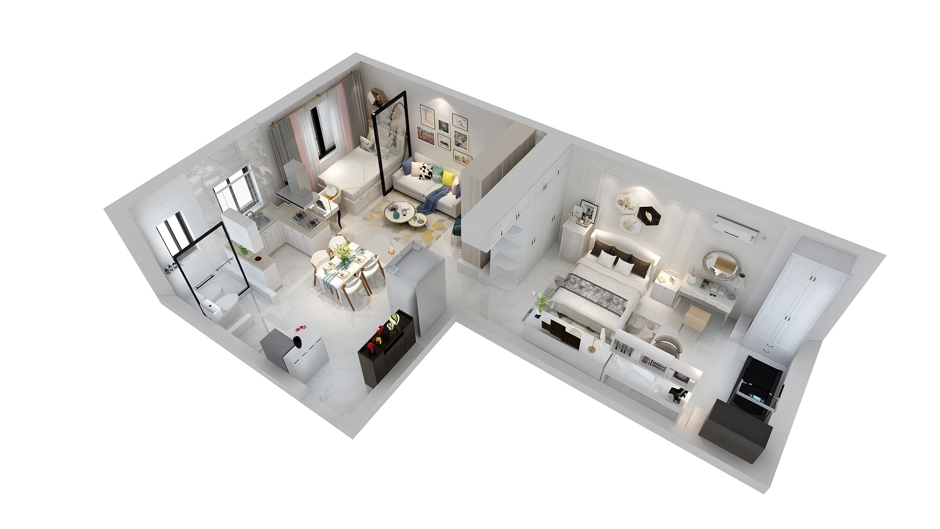 刘然-安翔里社区二居室-装修设计方案