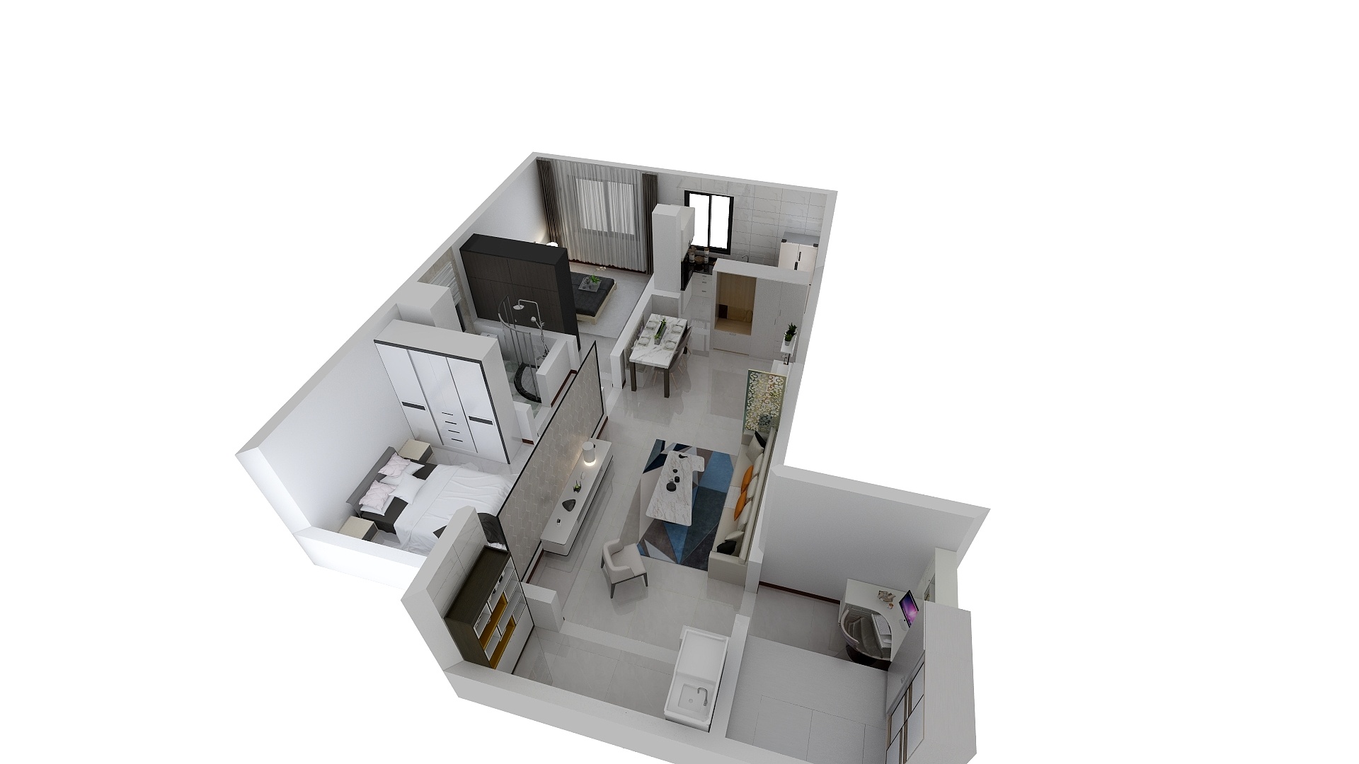 安美熙装饰-圣惠家园38#1-501-装修设计方案