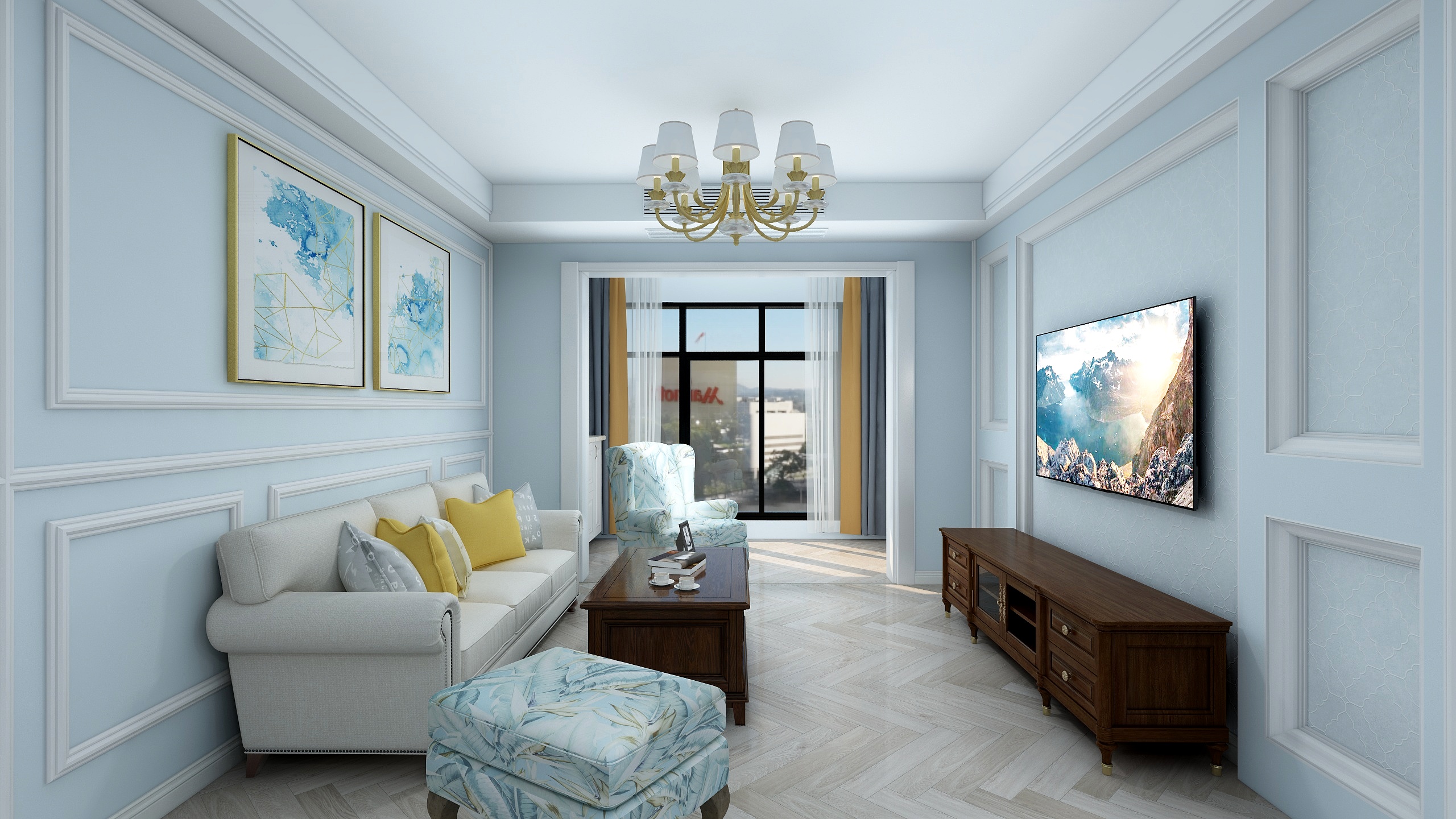 胡浩林-翡翠公园8#-2801出云设计-装修设计方案