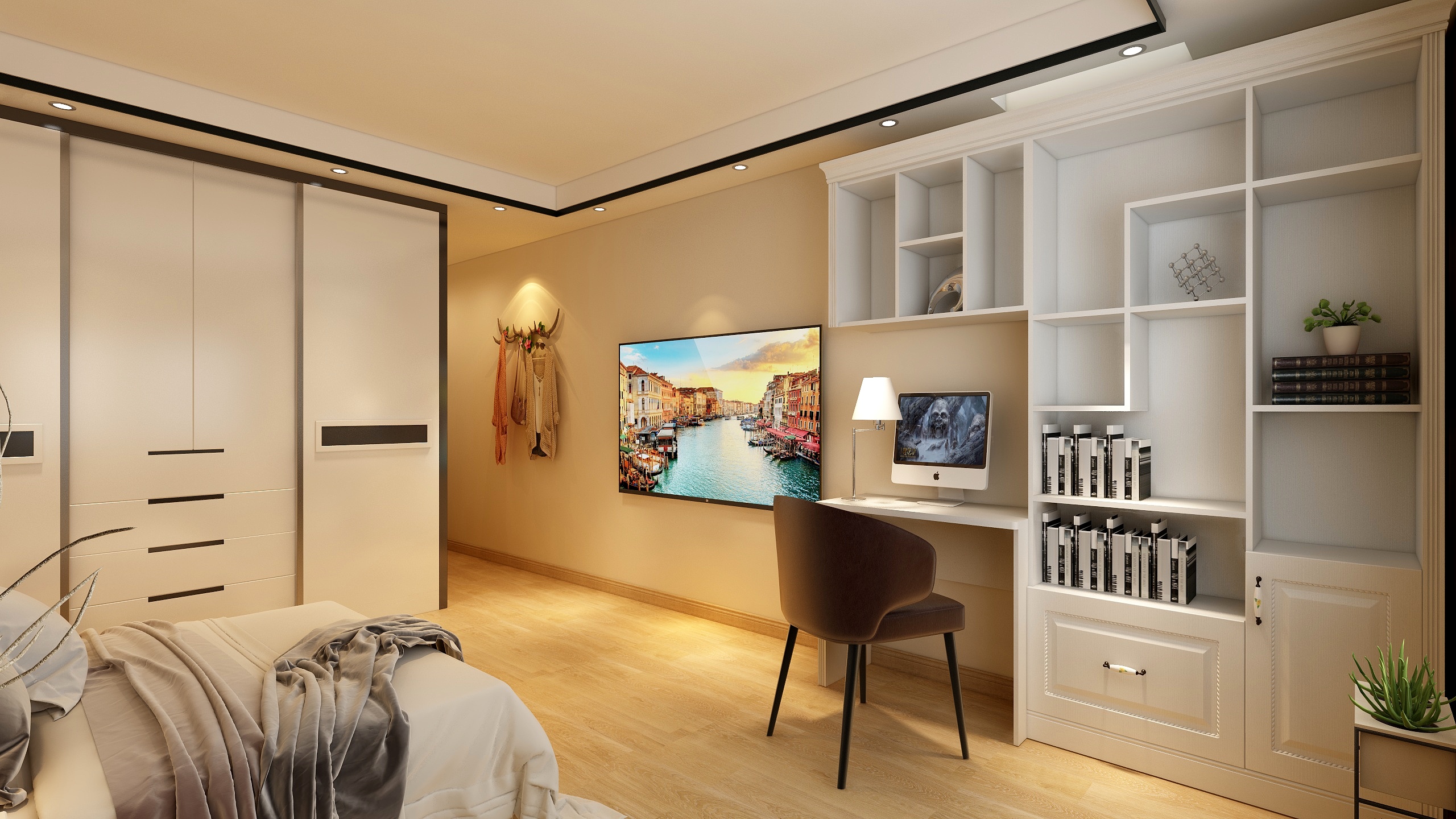 向枫-溪湖小镇13栋2单元201号新中式-装修设计方案