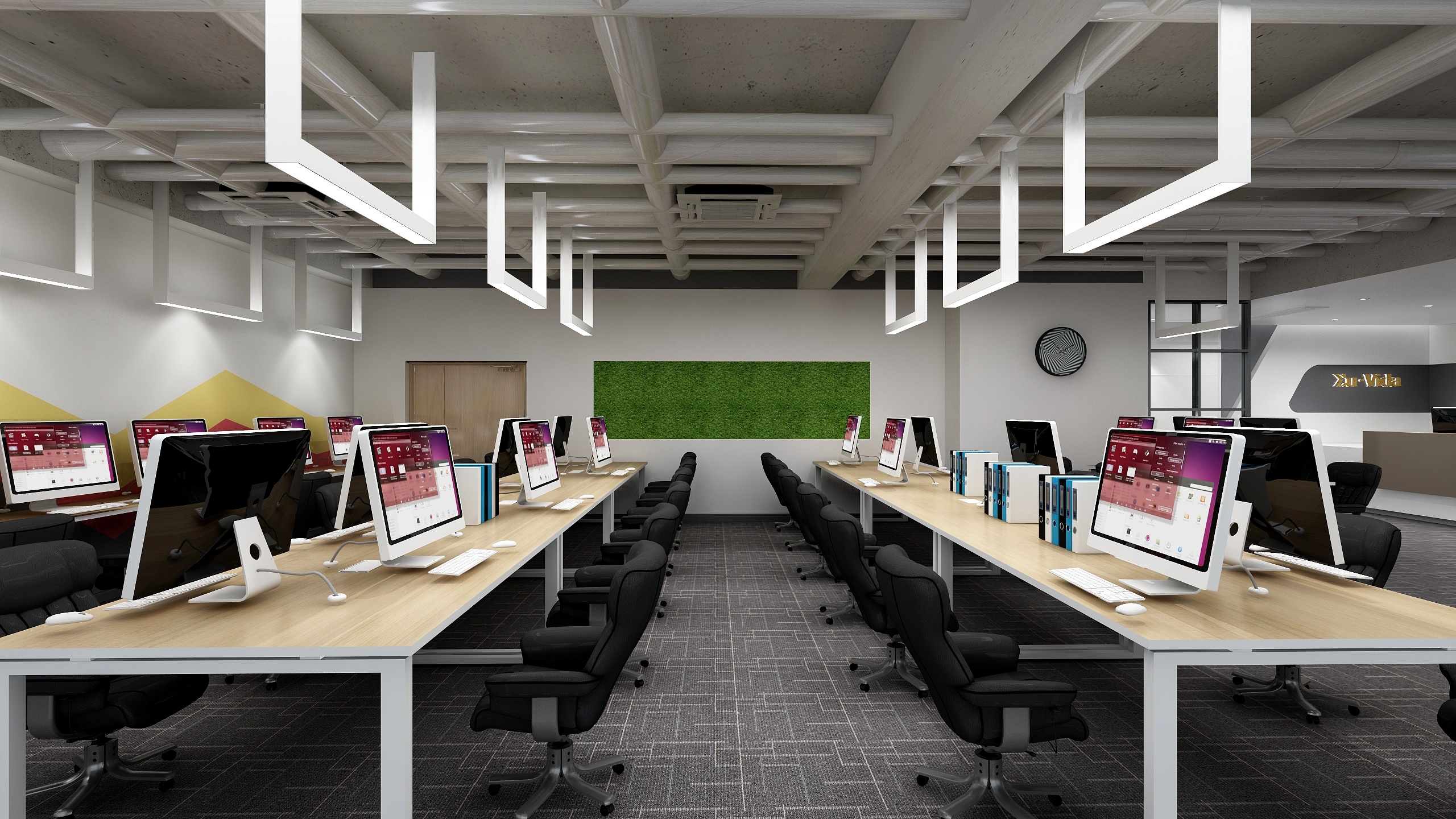 方案----办公室装修效果图