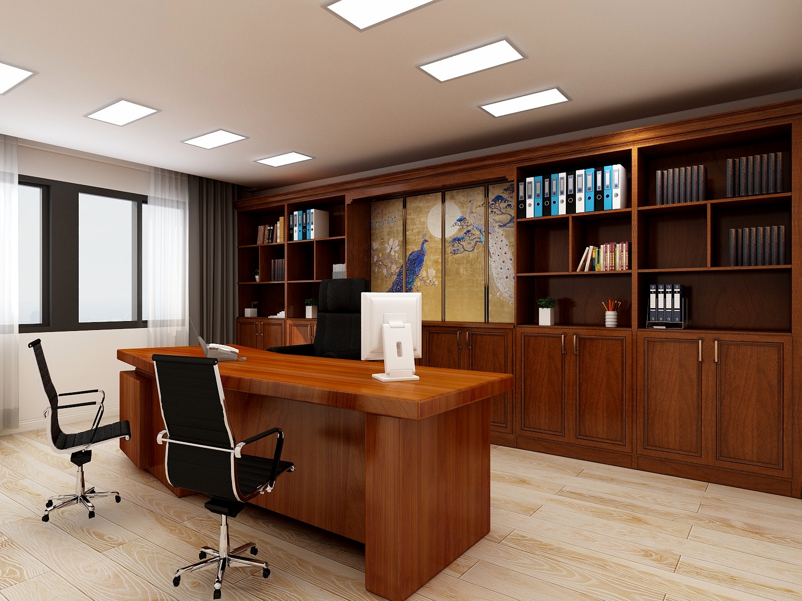 JochenCarl-东海私人会所（二楼办公室）-装修设计方案