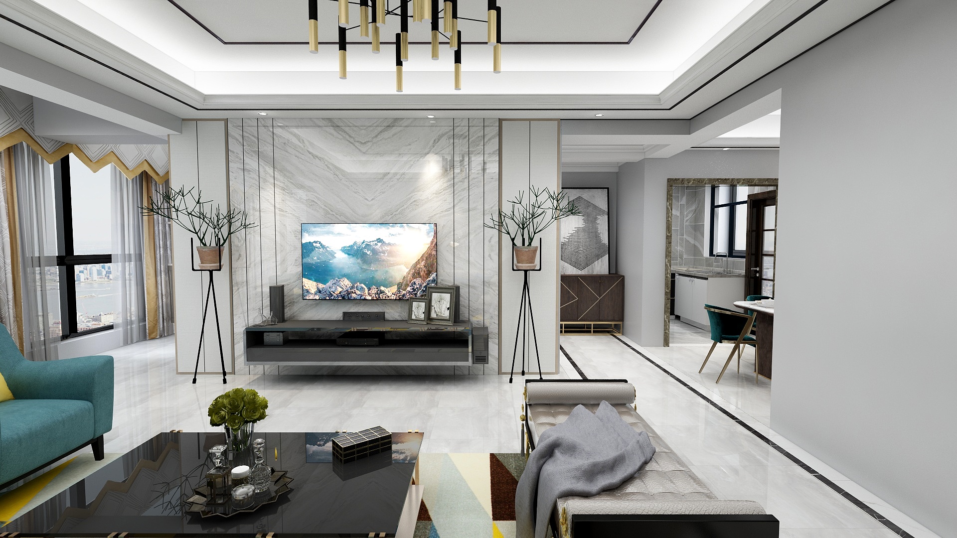 dd花花-伟达雅郡吊顶-装修设计方案