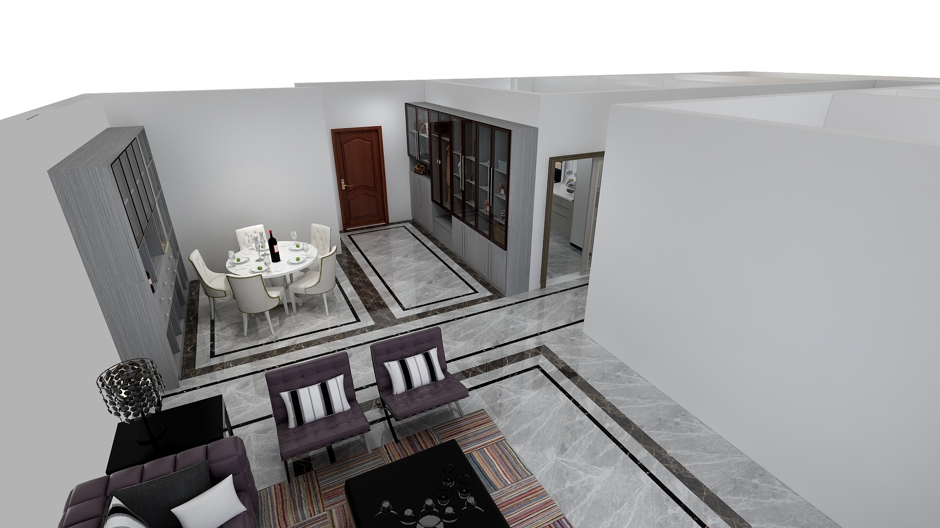 城市空间杜斌-华府景城6-502-装修设计方案