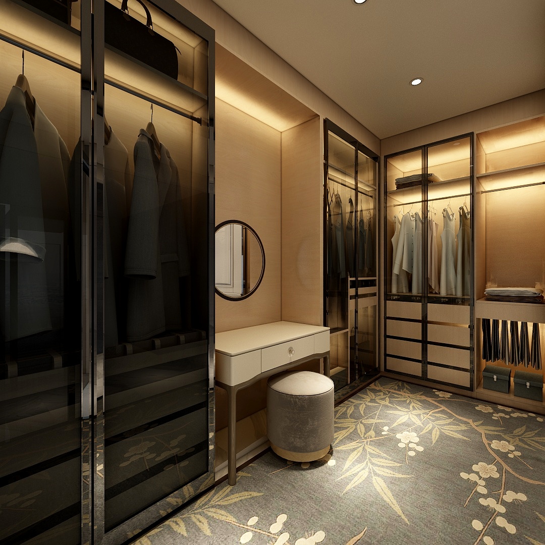 廸偉-天匯中華－90m新中式LOFT装修效果图