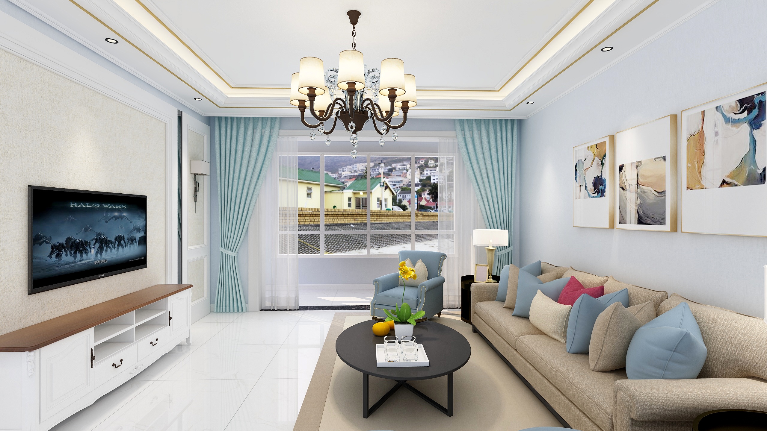 贰拾柒设计工作室-伊和园8#501室-装修设计方案