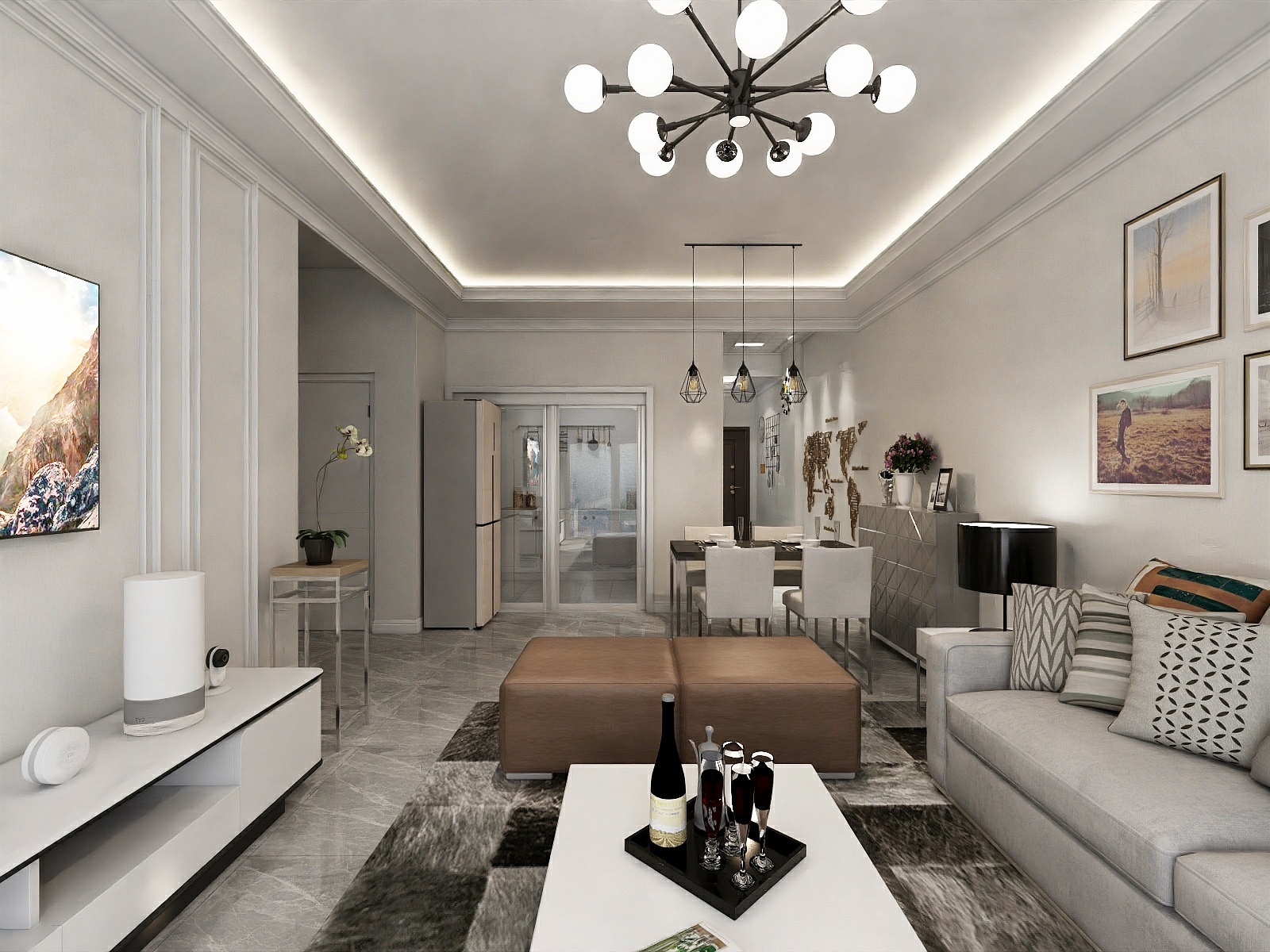 若茶-广天颐城-装修设计方案