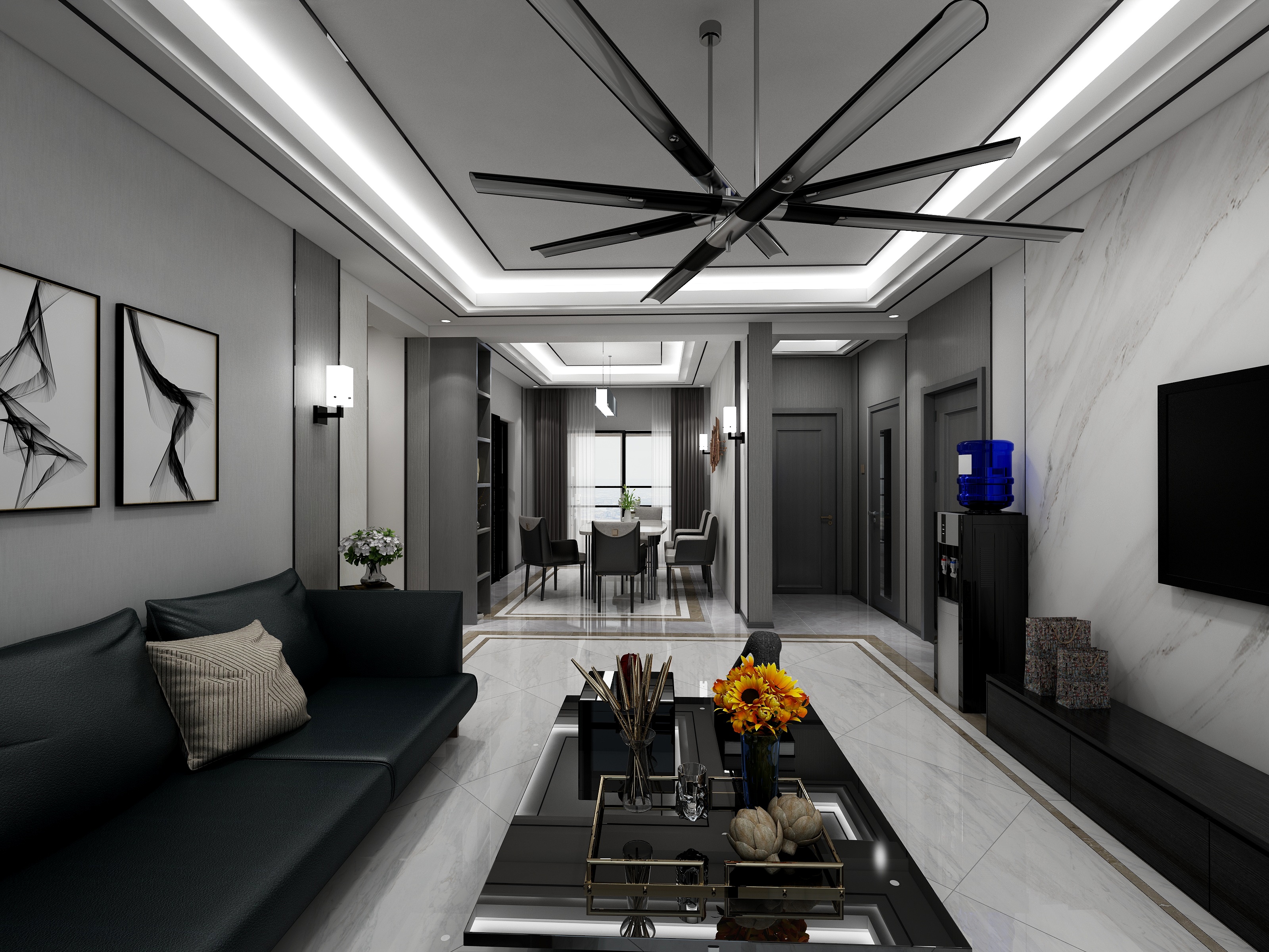 A像少年啦飞驰-汉都新苑3号楼135户型设计图-装修设计方案