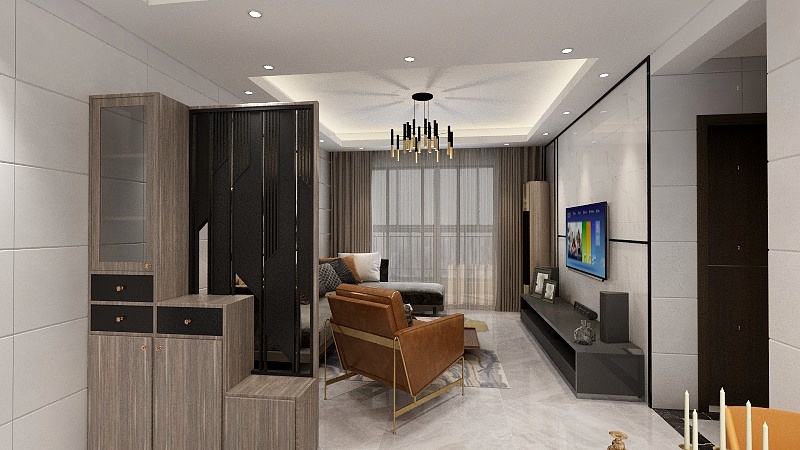 鑫筑装饰麦林楷-惠科华府95.00新中式-装修设计方案