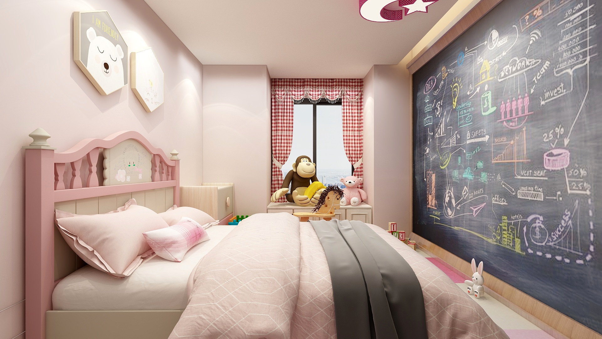 陈楚雄-111方现代两居一层次卧装修效果图第2张