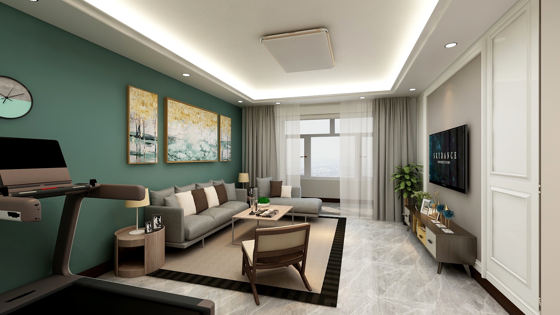 刺猬1-领秀城94平-装修设计方案