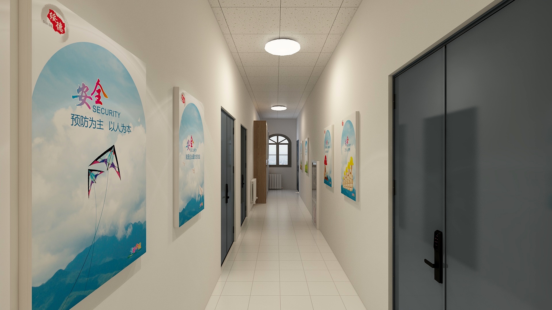 j.Rgqhb-绥德信号楼过道-装修设计方案