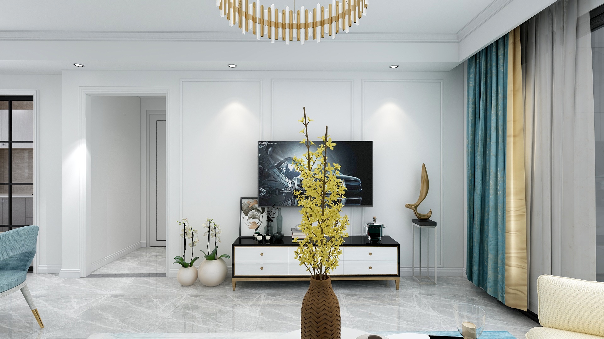 15061883020nba-中国铁建西湖国际城138㎡4室-装修设计方案