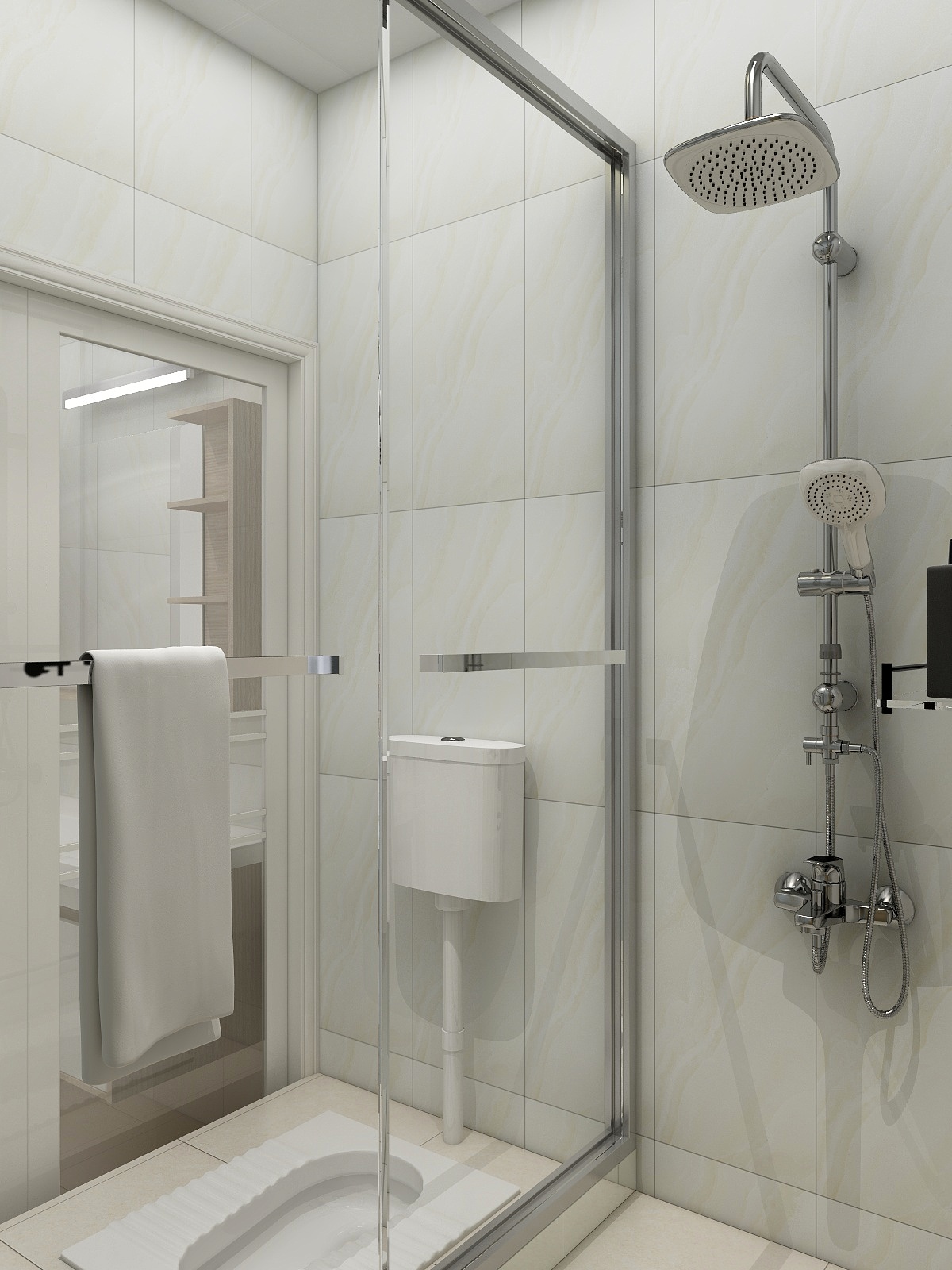 郑宇阳-北欧风格|柔时光一层卫生间装修效果图第1张