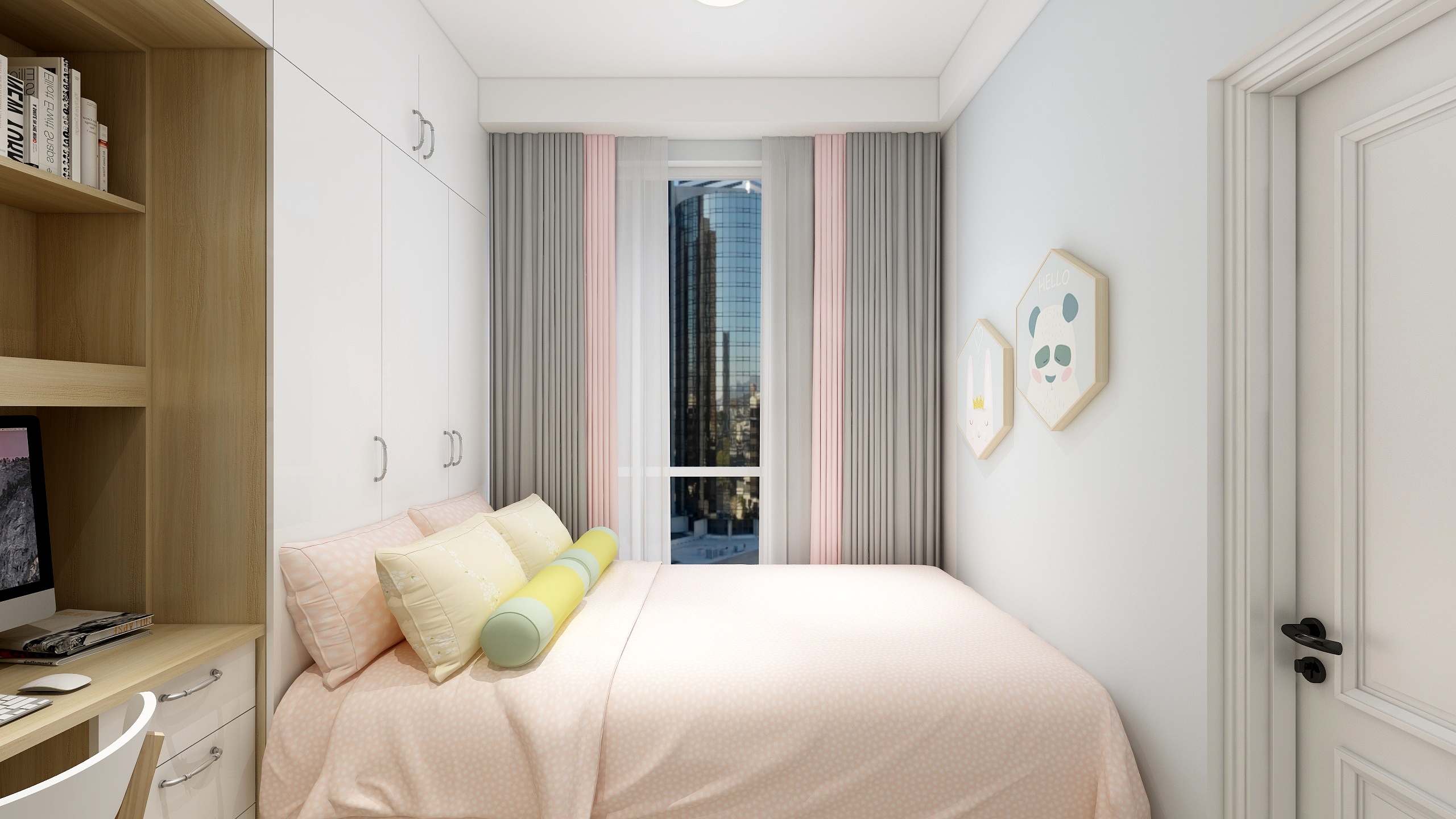 郑宇阳-北欧风格|柔时光一层儿童房装修效果图第2张