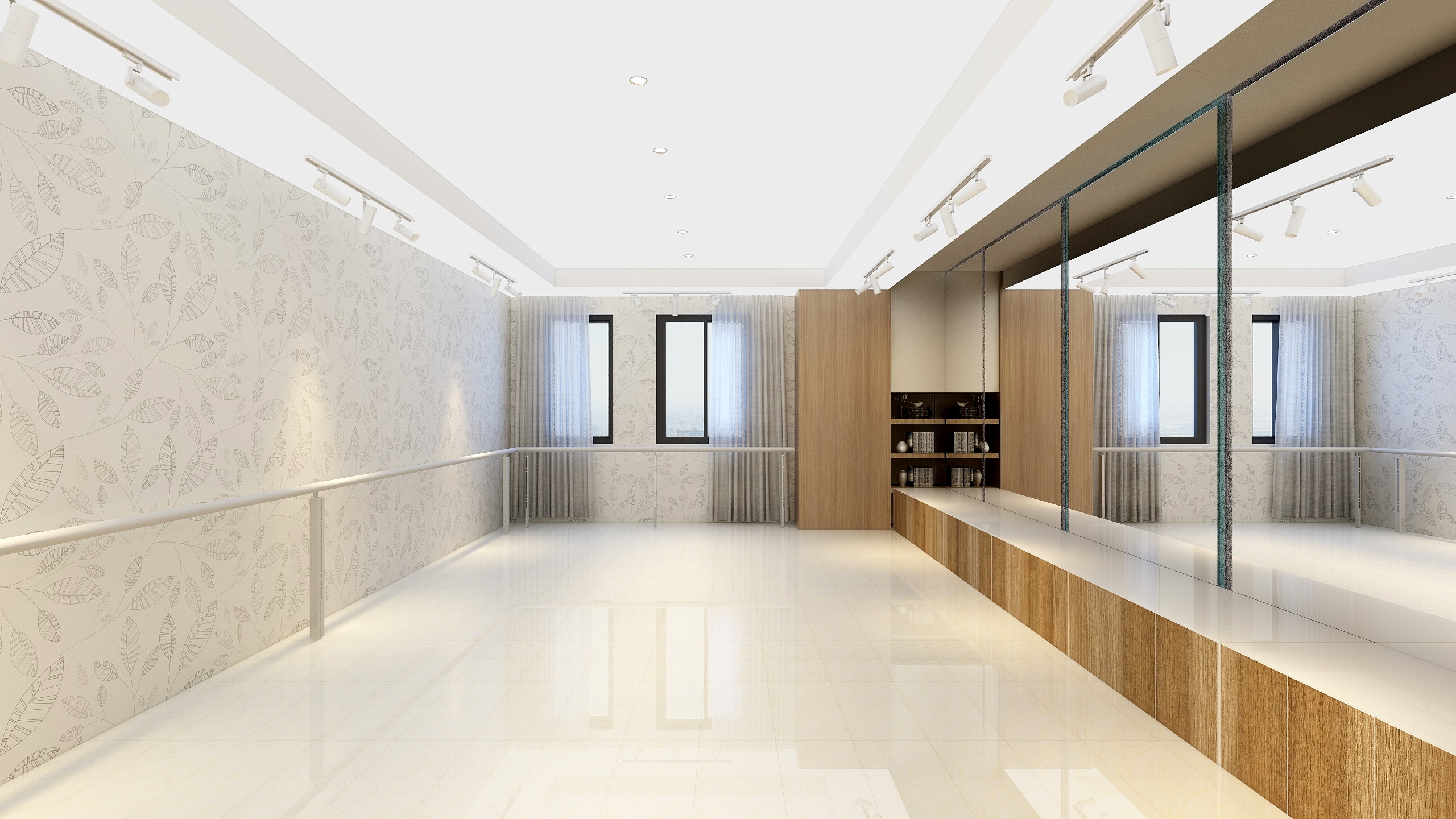 fy911-舞蹈培训教室-装修设计方案