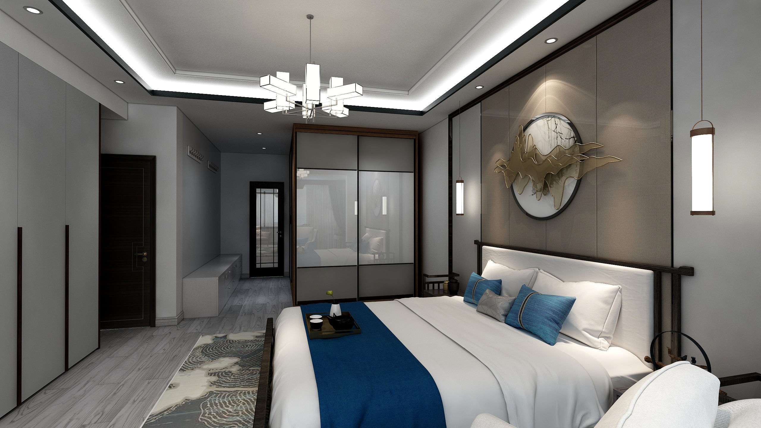 歆邦装饰-五里亭卧室-装修设计方案