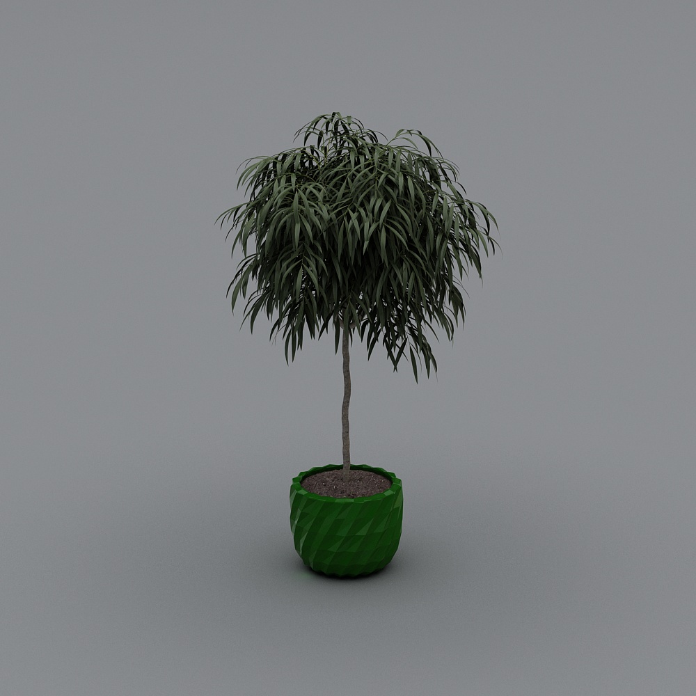 元素-盆栽303D模型