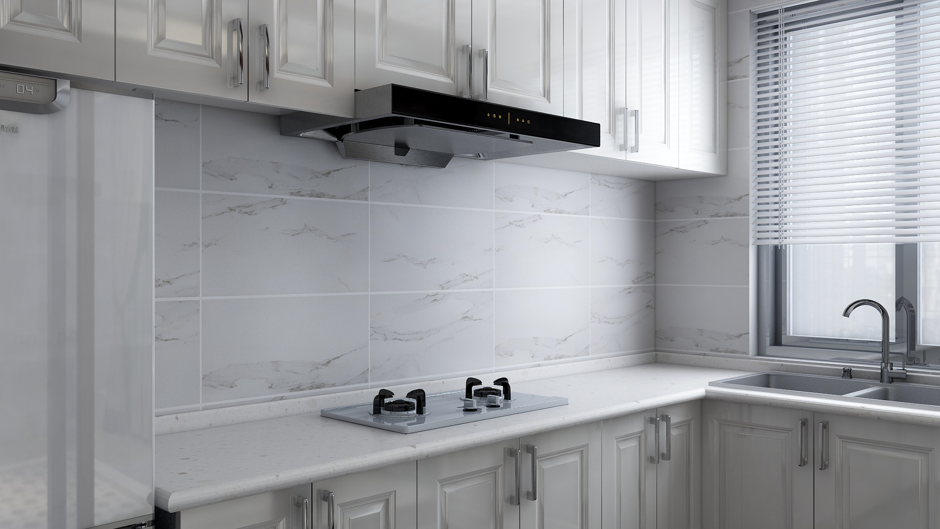 设计道也梁普荣-《新中式西门》一层厨房装修效果图第2张