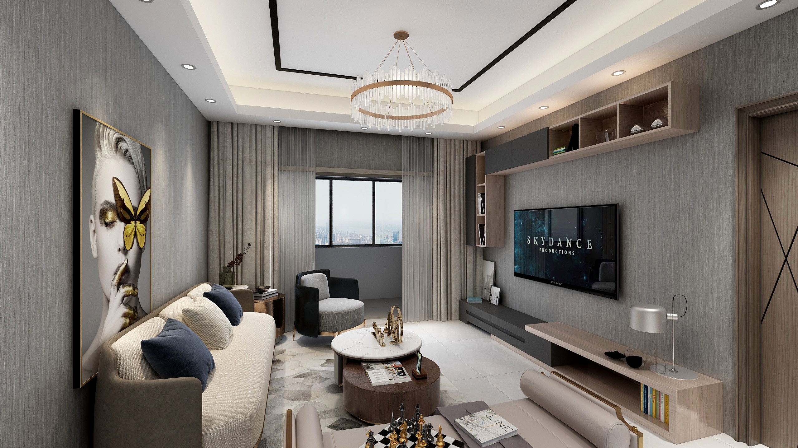 ElfendLied-朗晴新天地98.00㎡1、2幢01、02户型3室3厅2卫1厨-副本-装修设计方案