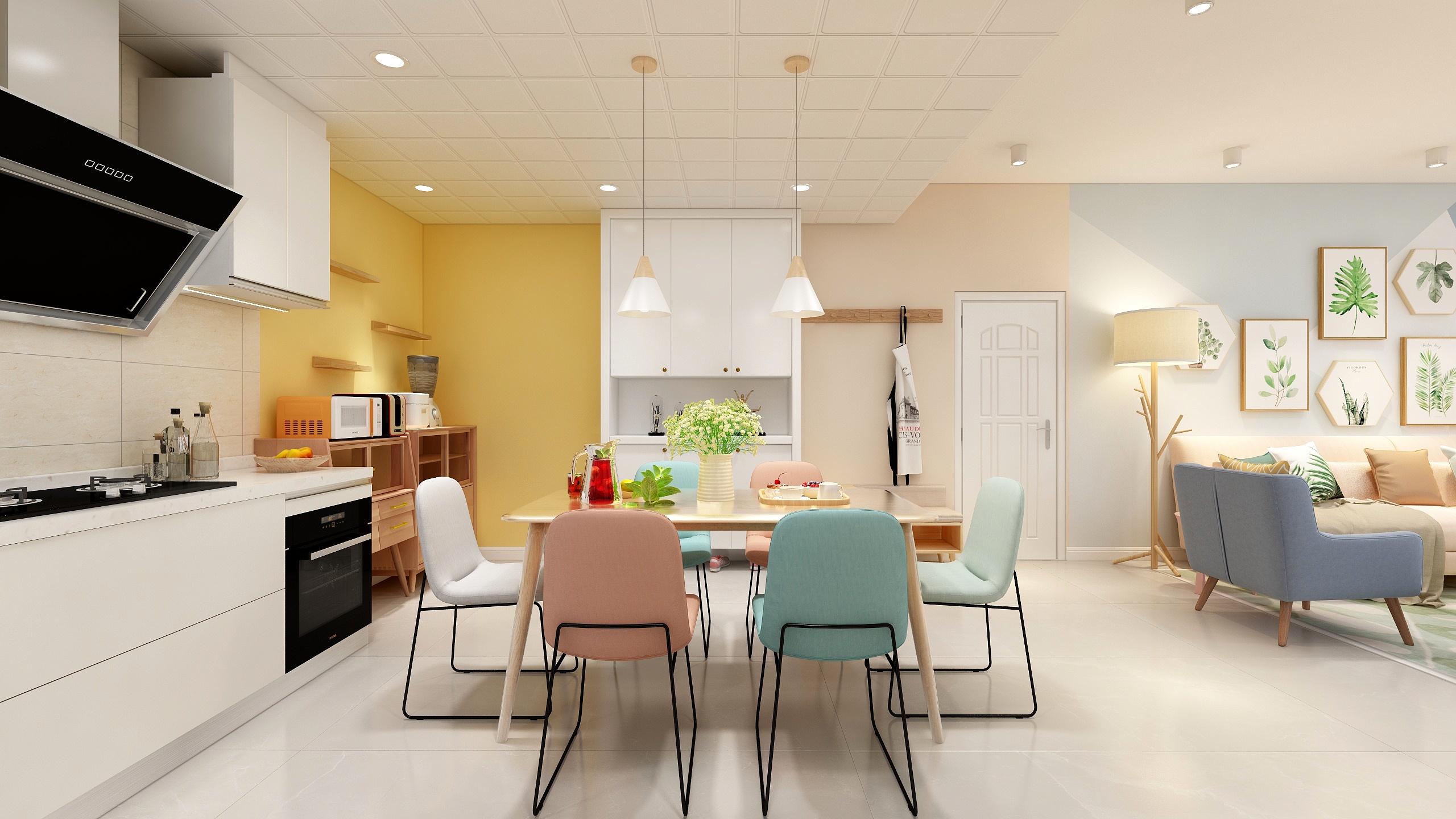 郑宇阳-北欧风|风过夏天装修效果图