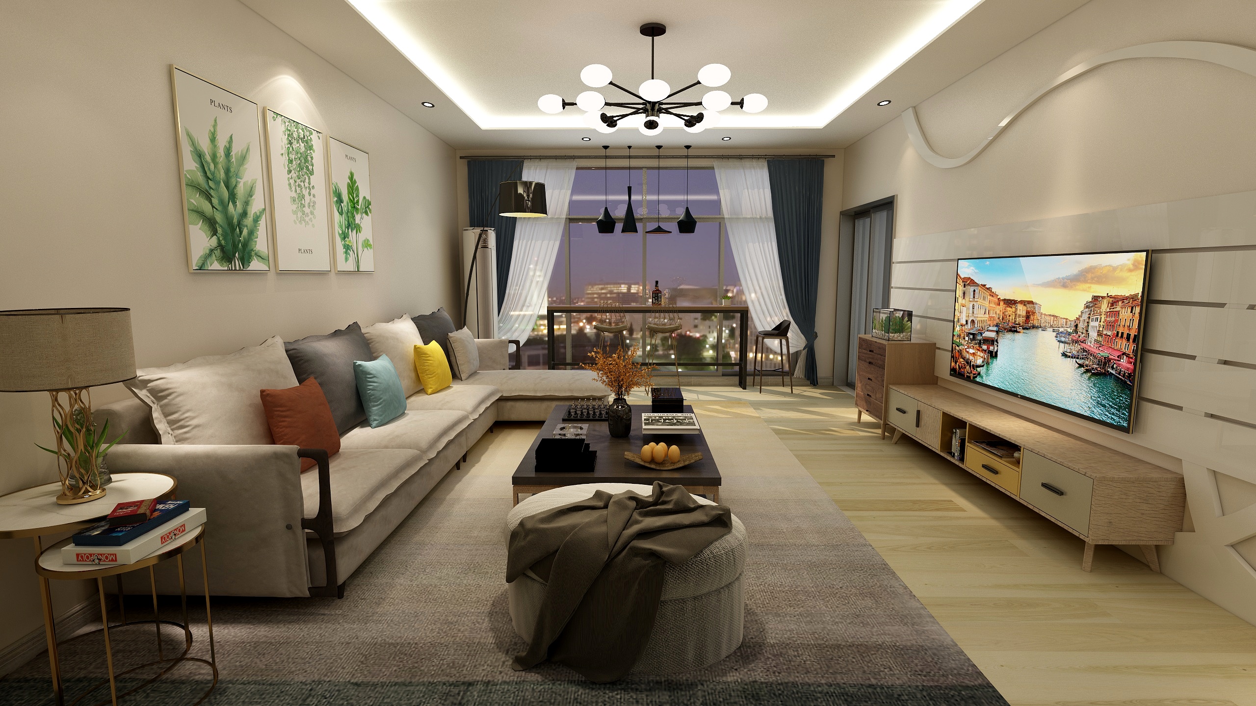 L玉昊-北欧风客餐厅-装修设计方案