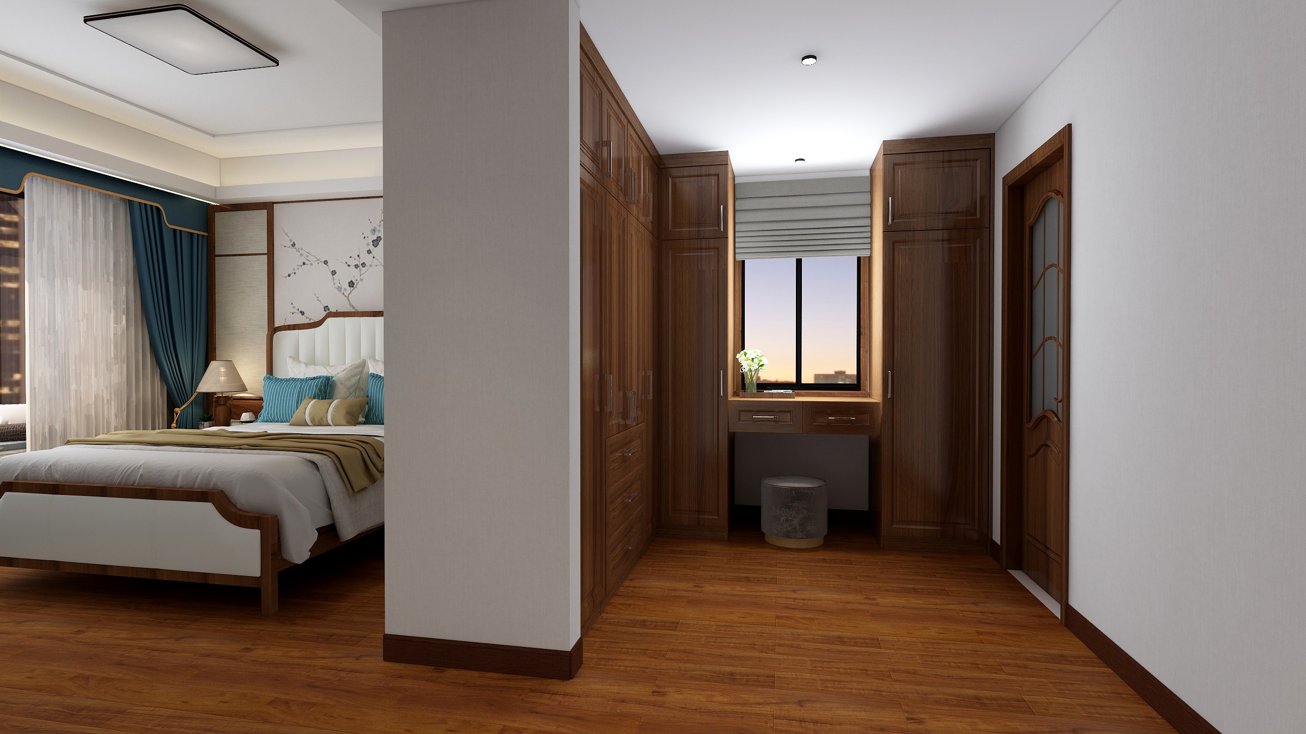 133****8579Xgnn-新中主卧衣帽间-装修设计方案