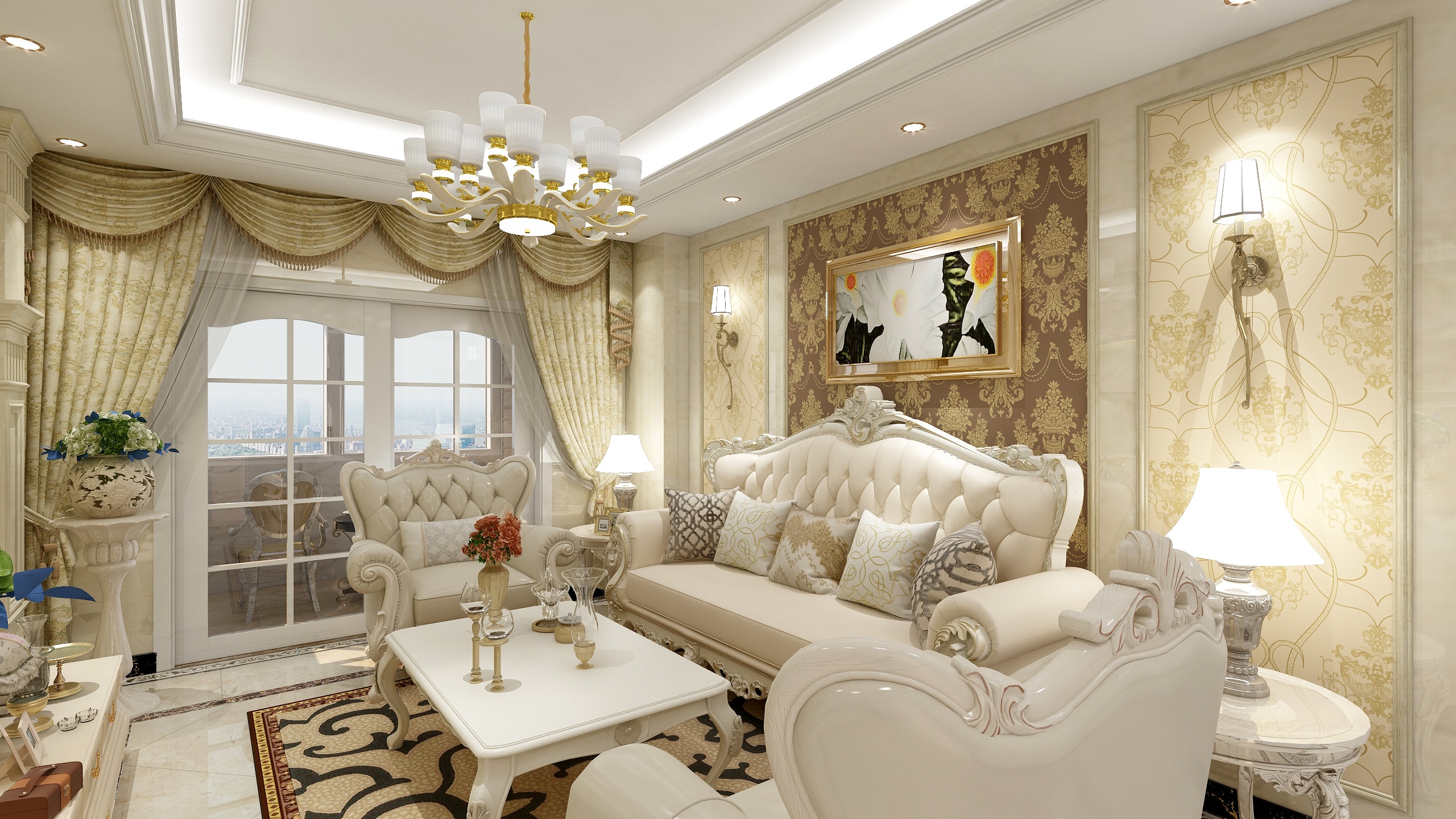 涂良辉-162方欧式三居-装修设计方案