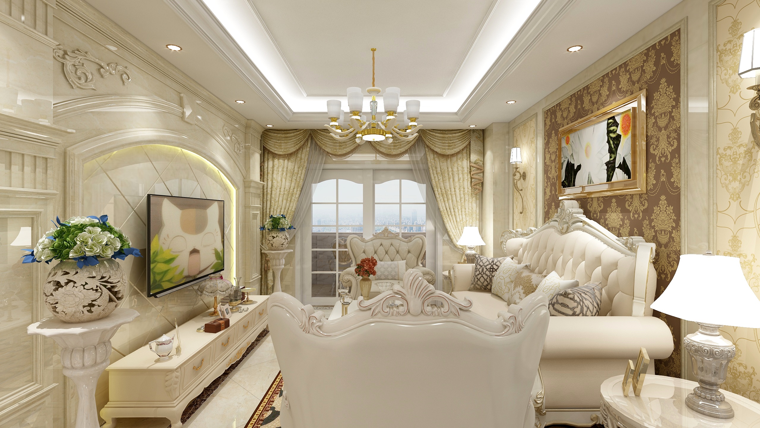 郑文祥-法式-装修设计方案