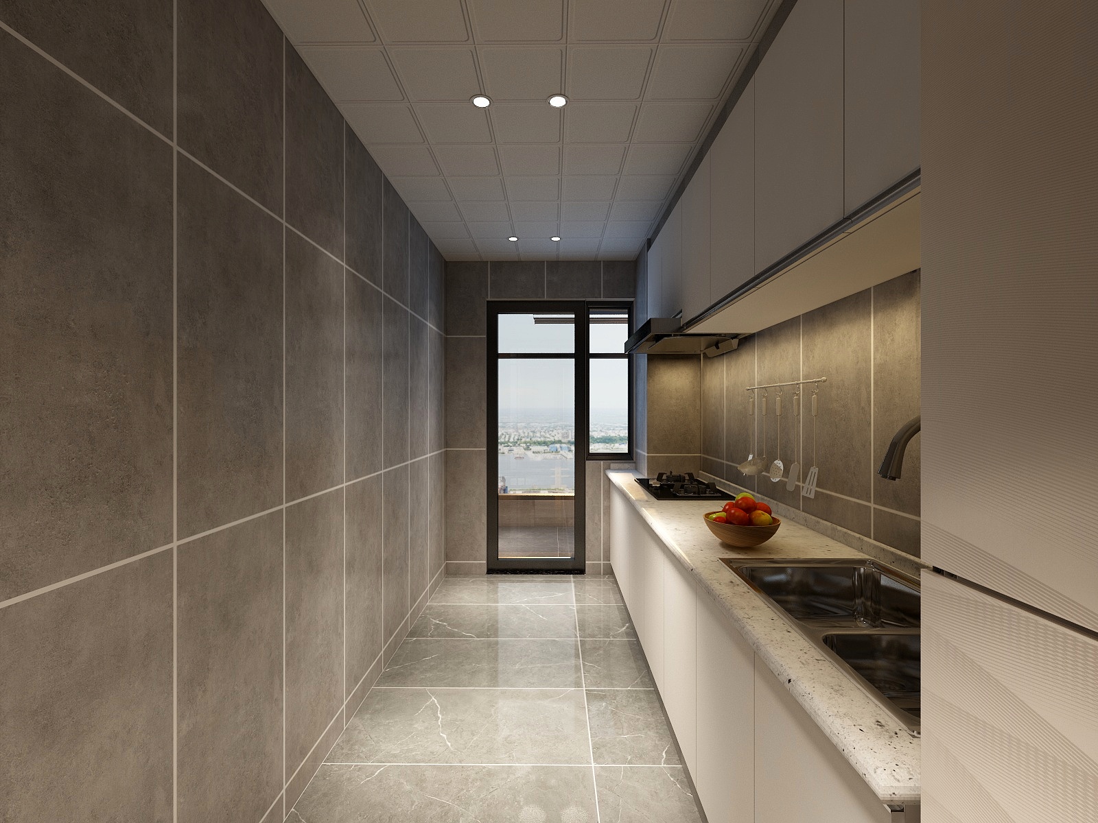 李青越-130方新中式两居装修效果图