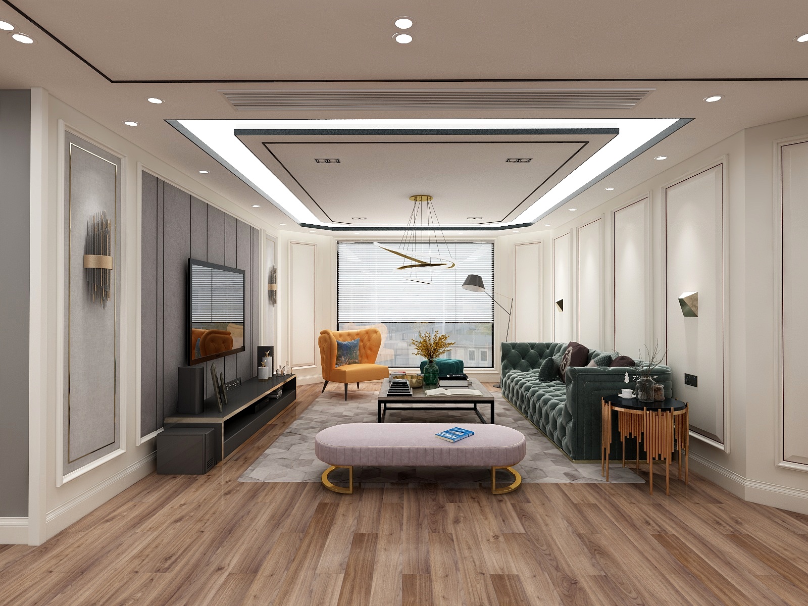 undefined-Seattle·美式轻奢装修效果图