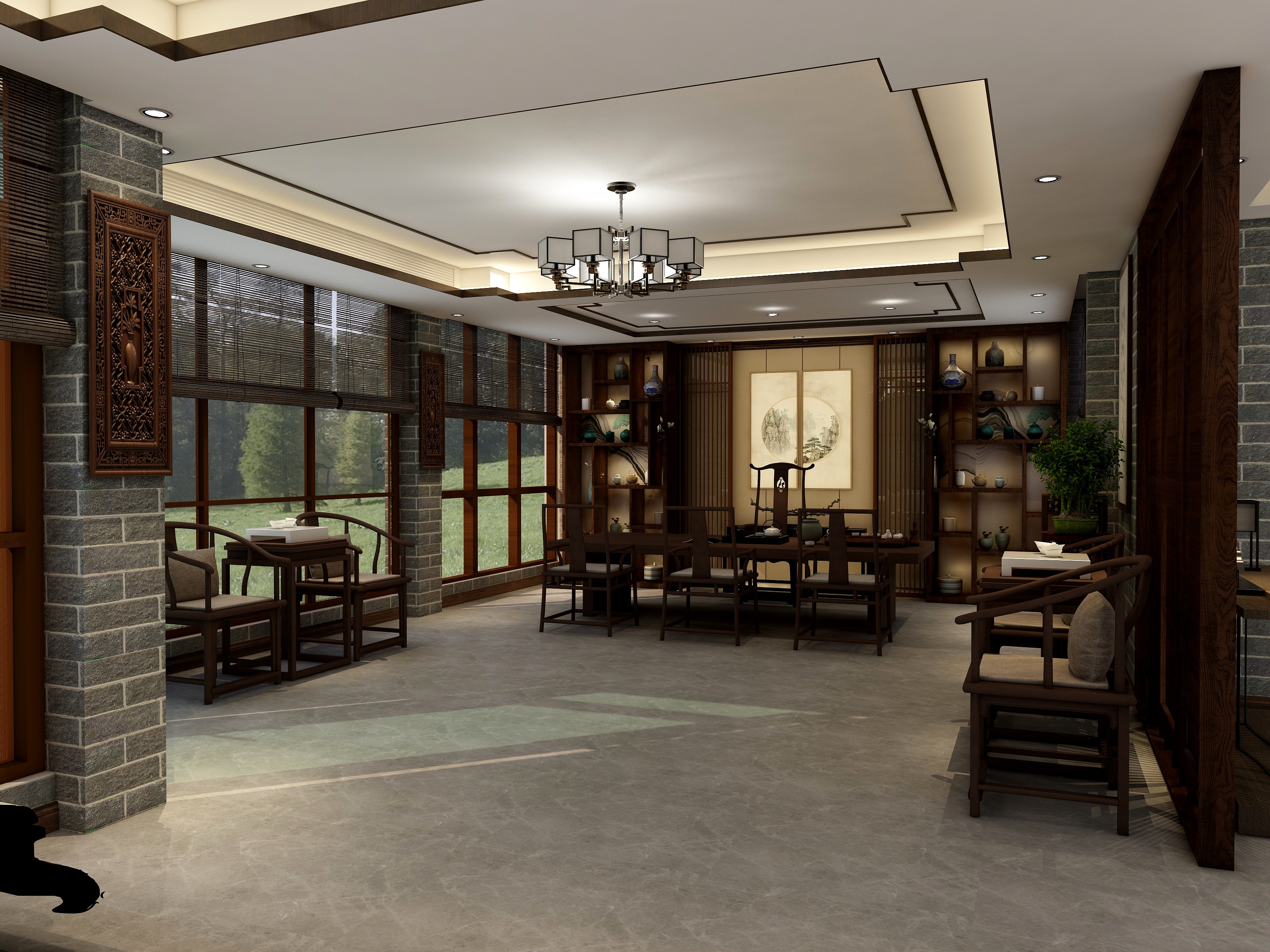 DONG13556160582-张总别墅茶室-20190419-装修设计方案