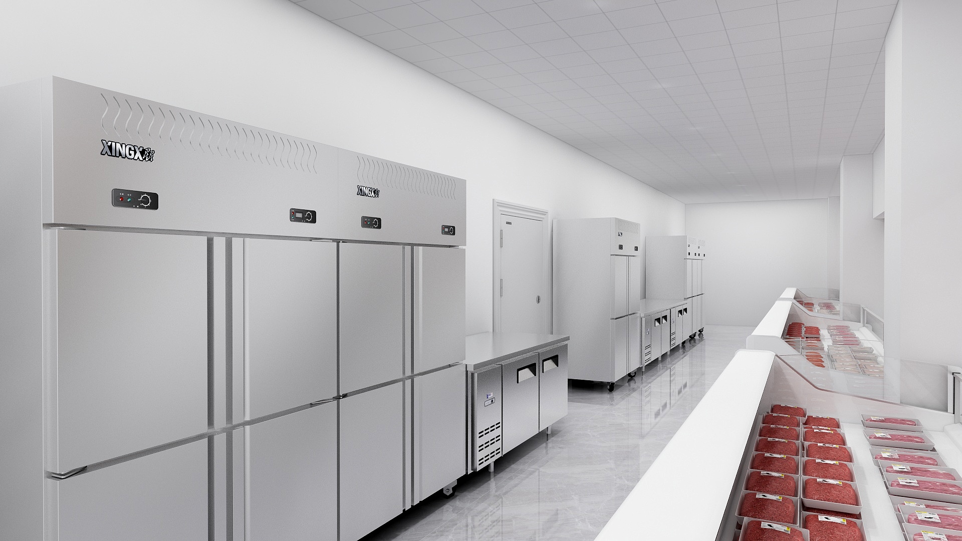 浙江星星优品网络科技有限公司-水果生鲜超市-装修设计方案