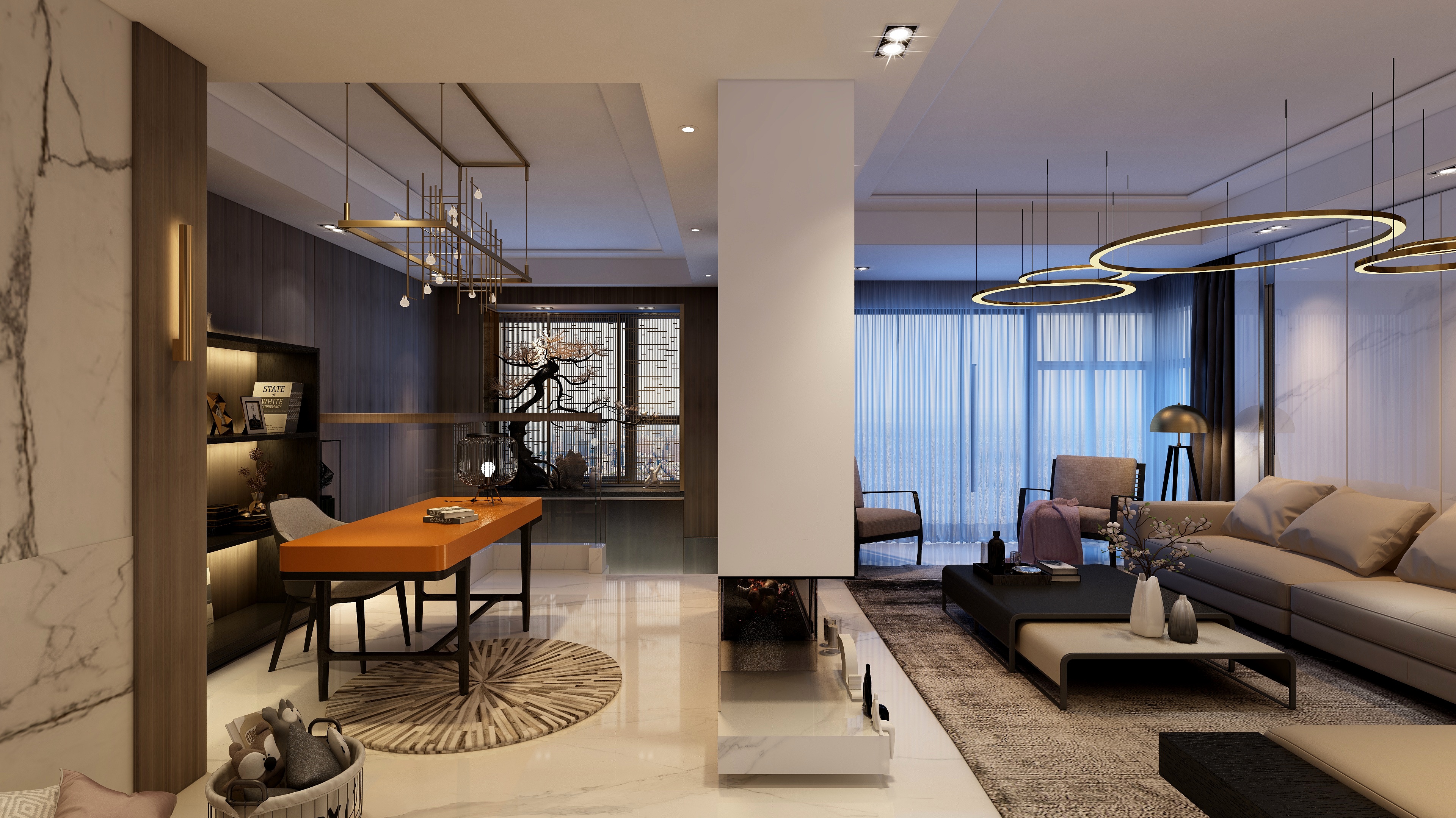 刘刚-房地产样板间-L-装修设计方案