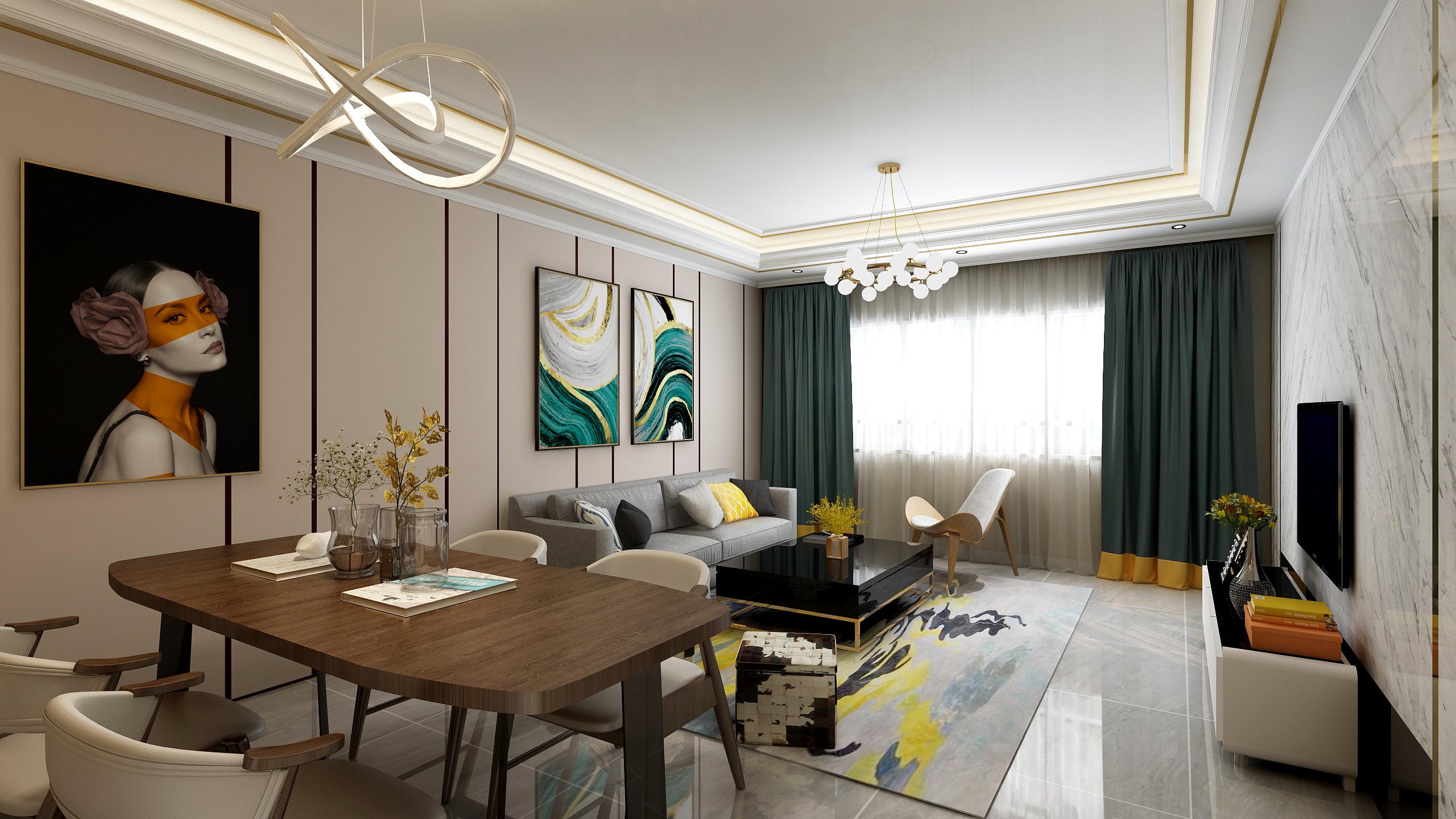 莫慧均-样板间A3--设计师--莫慧均-装修设计方案