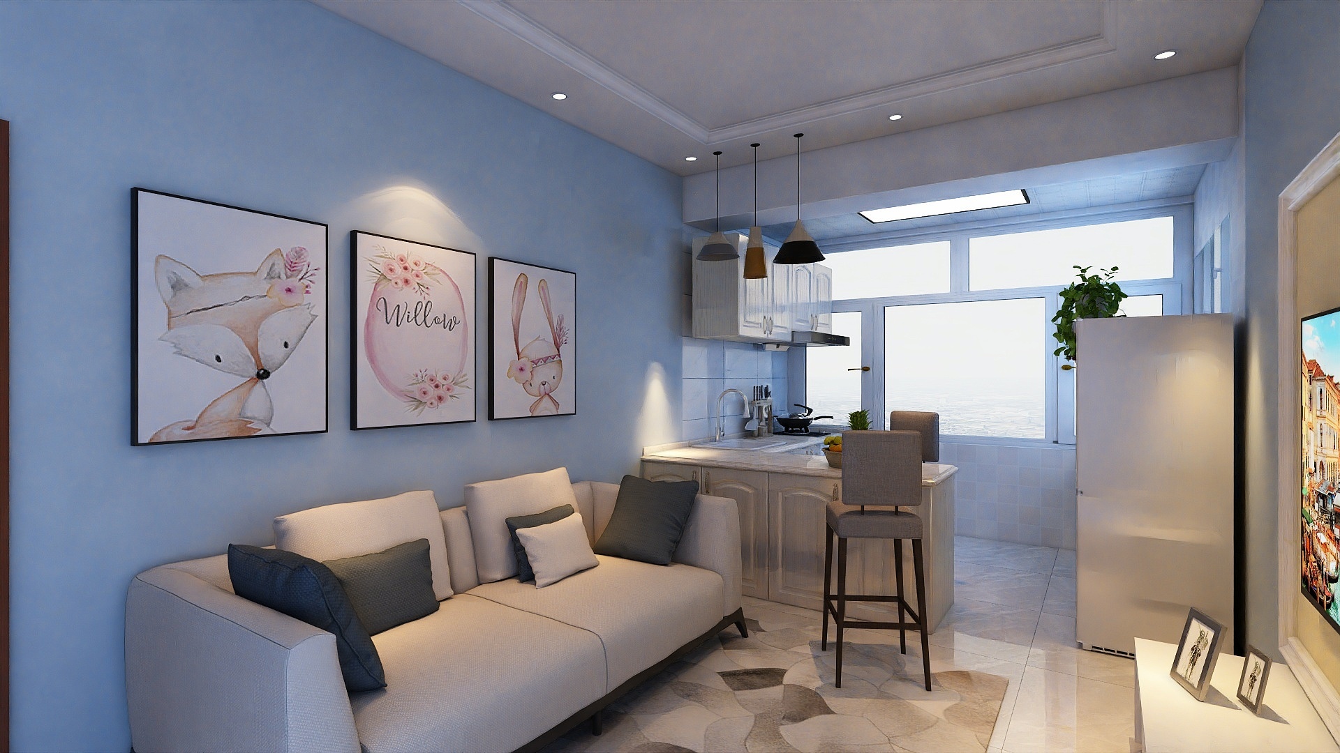 长白姜忠朋-正和小区眼镜家-装修设计方案