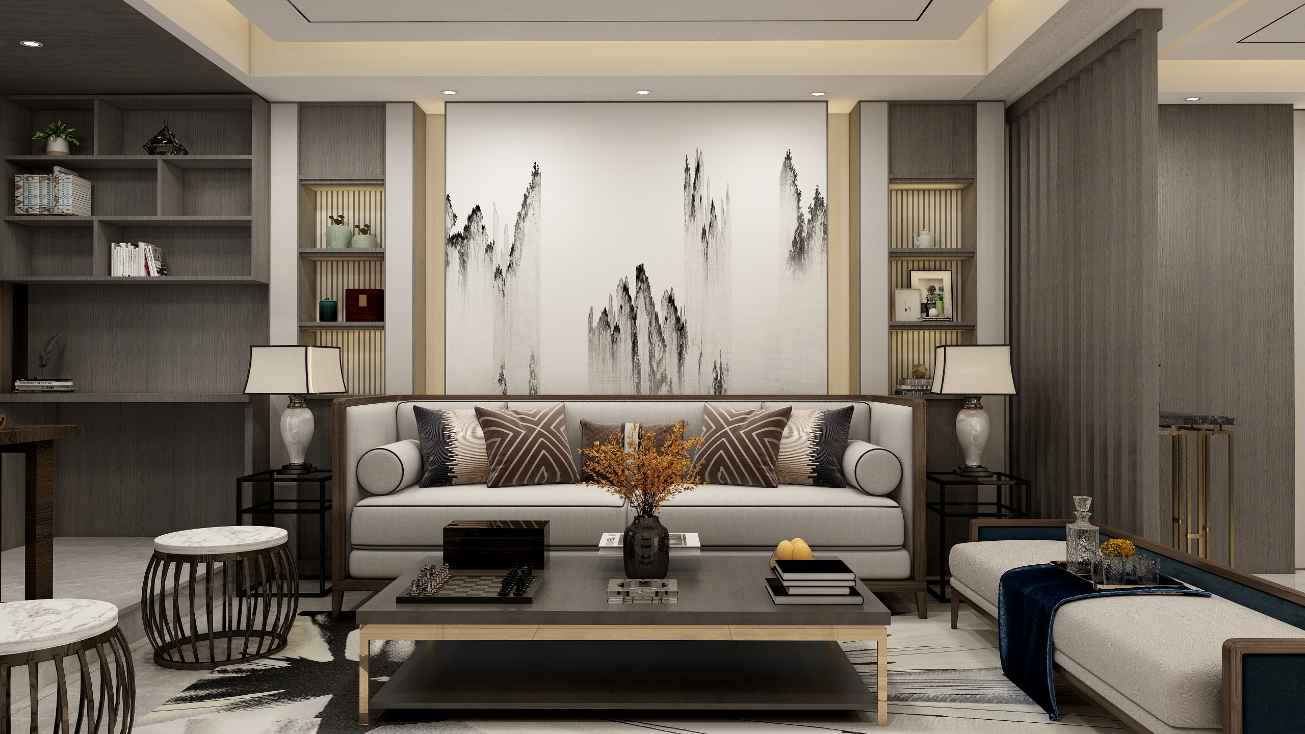 石登滔-彭一诺-中式写意-装修设计方案