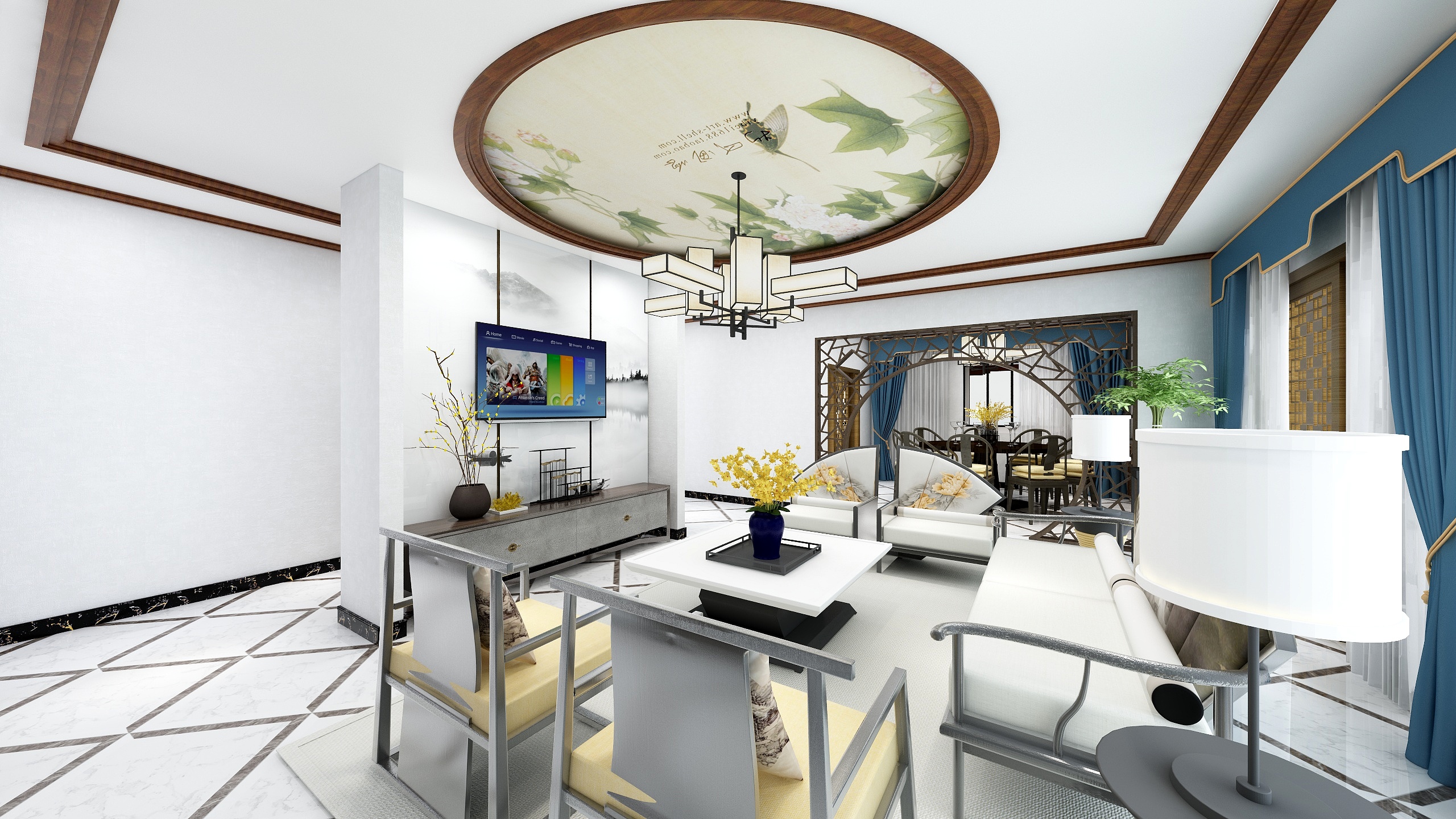 室内设计16607461994-观澜湖观园-新中式风格-装修设计方案