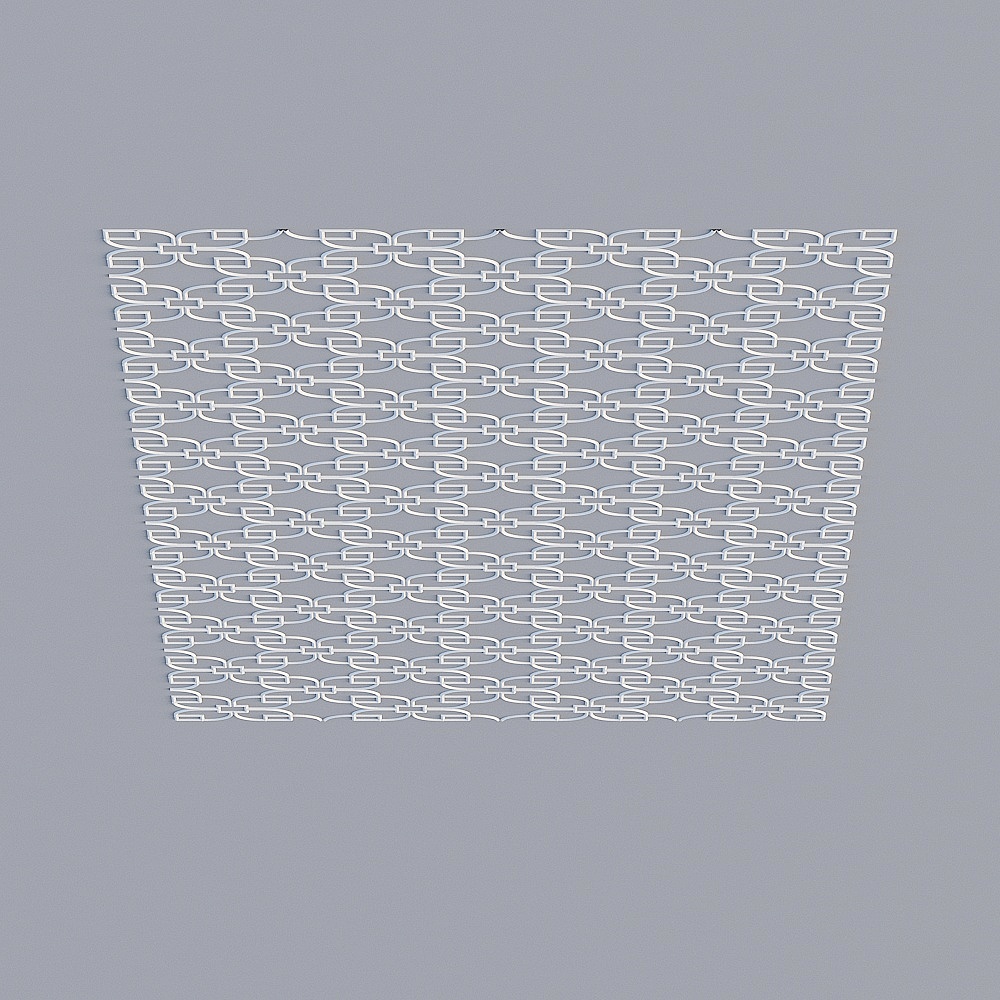 新中式天花3D模型