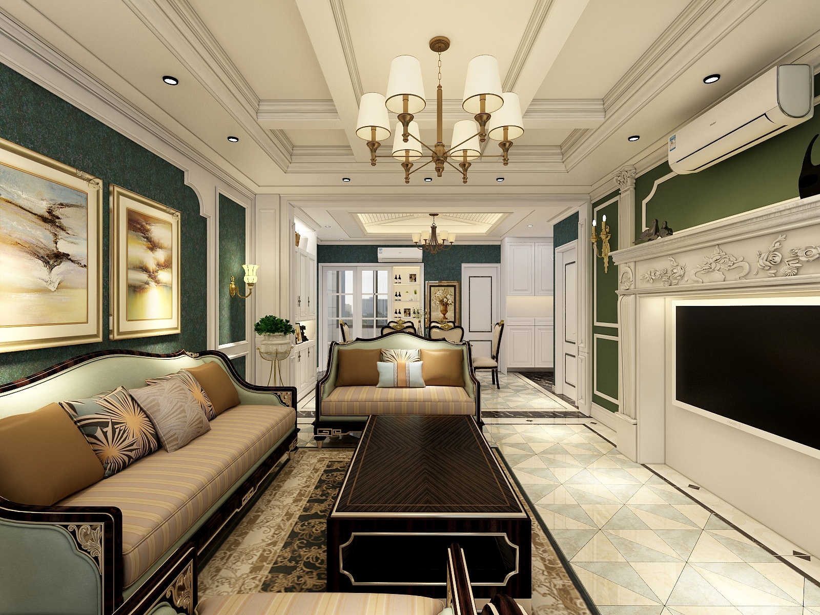 设计师清柠13209962405-效果图-装修设计方案