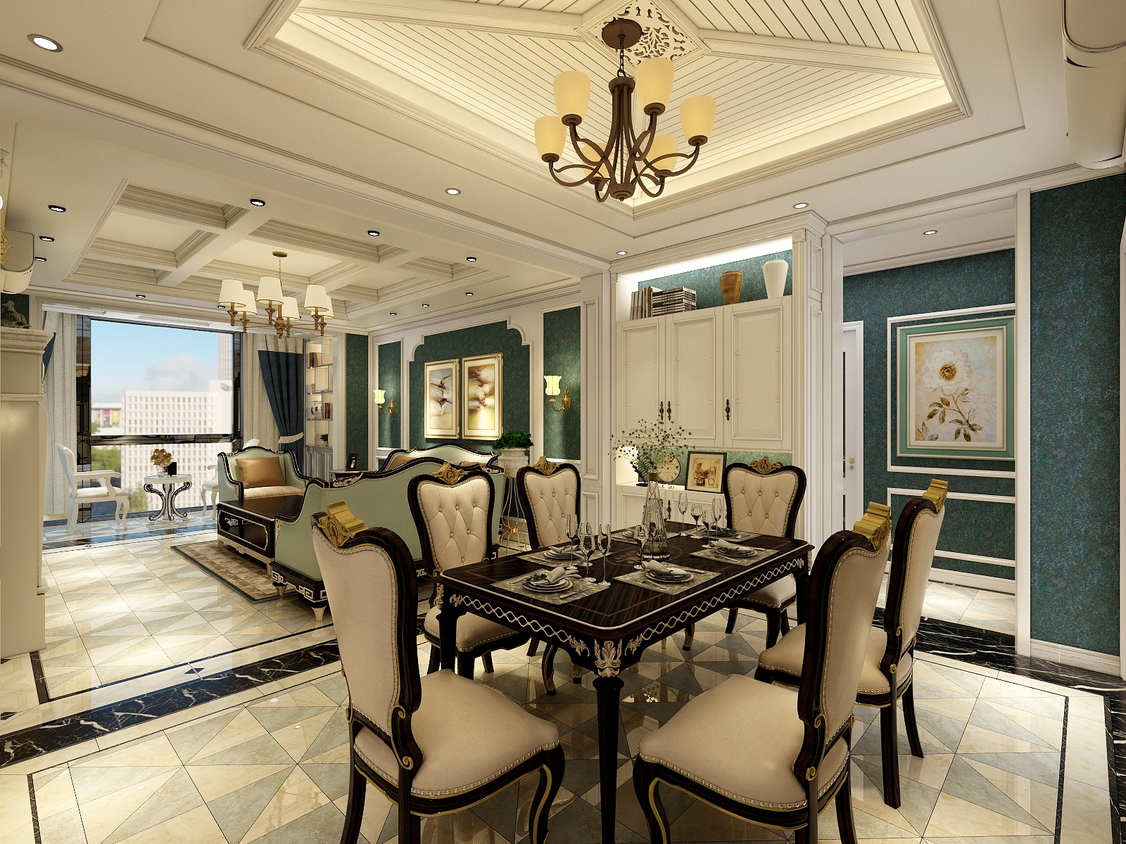 廸偉-比佛利莊園装修效果图