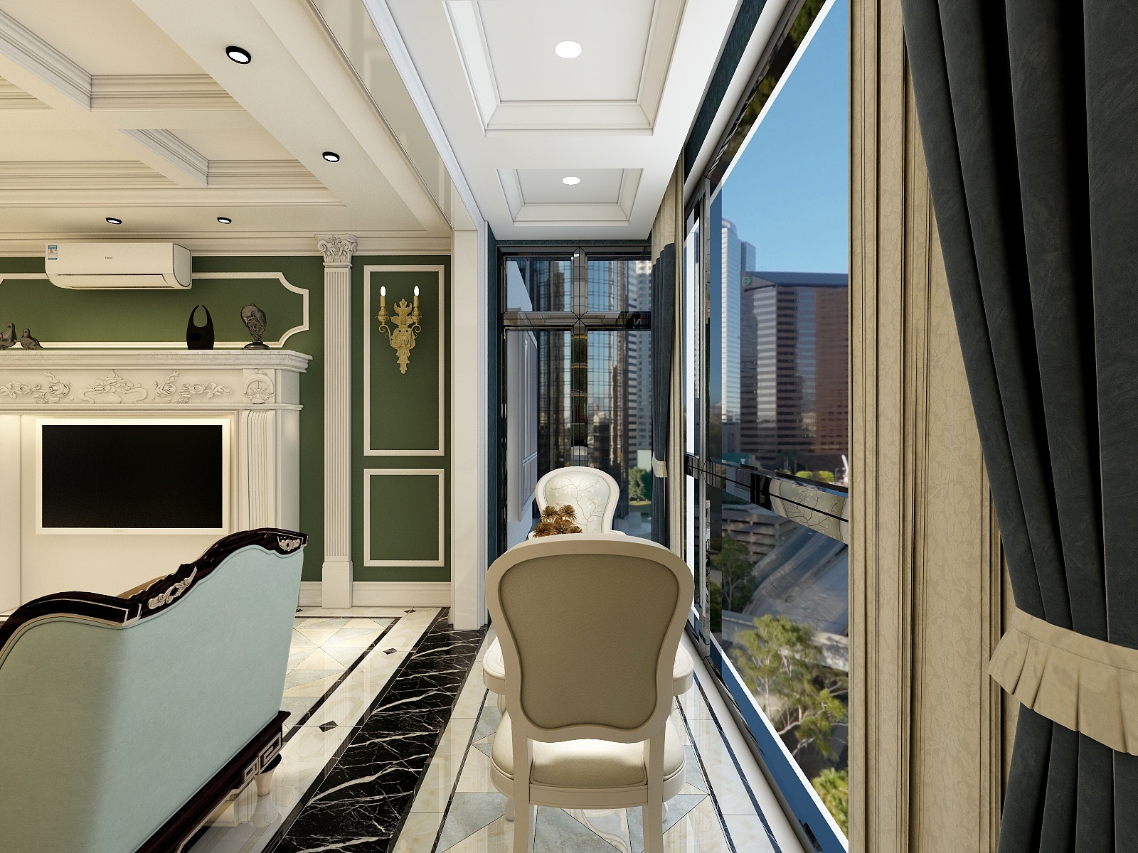 廸偉-比佛利莊園装修效果图