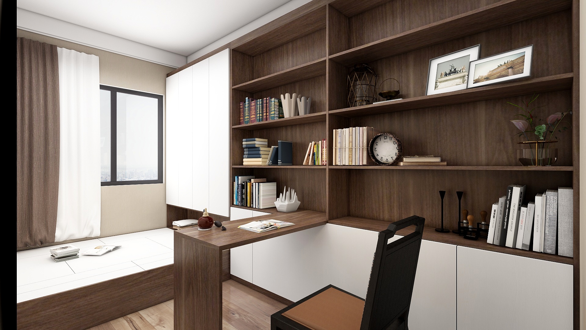 钟某人2-131方现代四居装修效果图