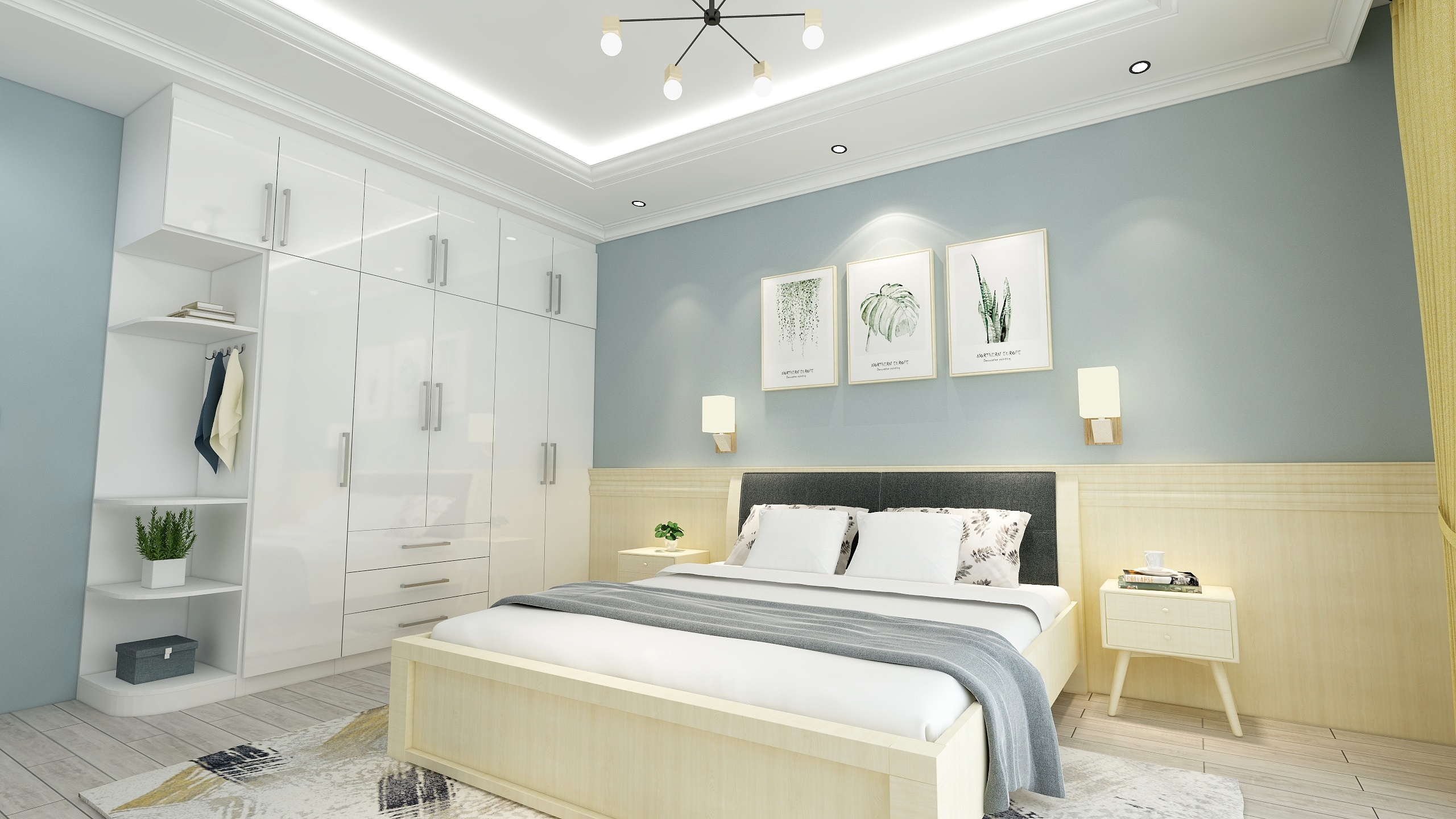 啊七呀-金女士二层-装修设计方案