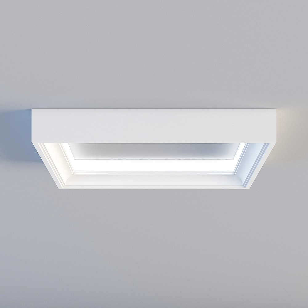 450白框氛围灯3D模型