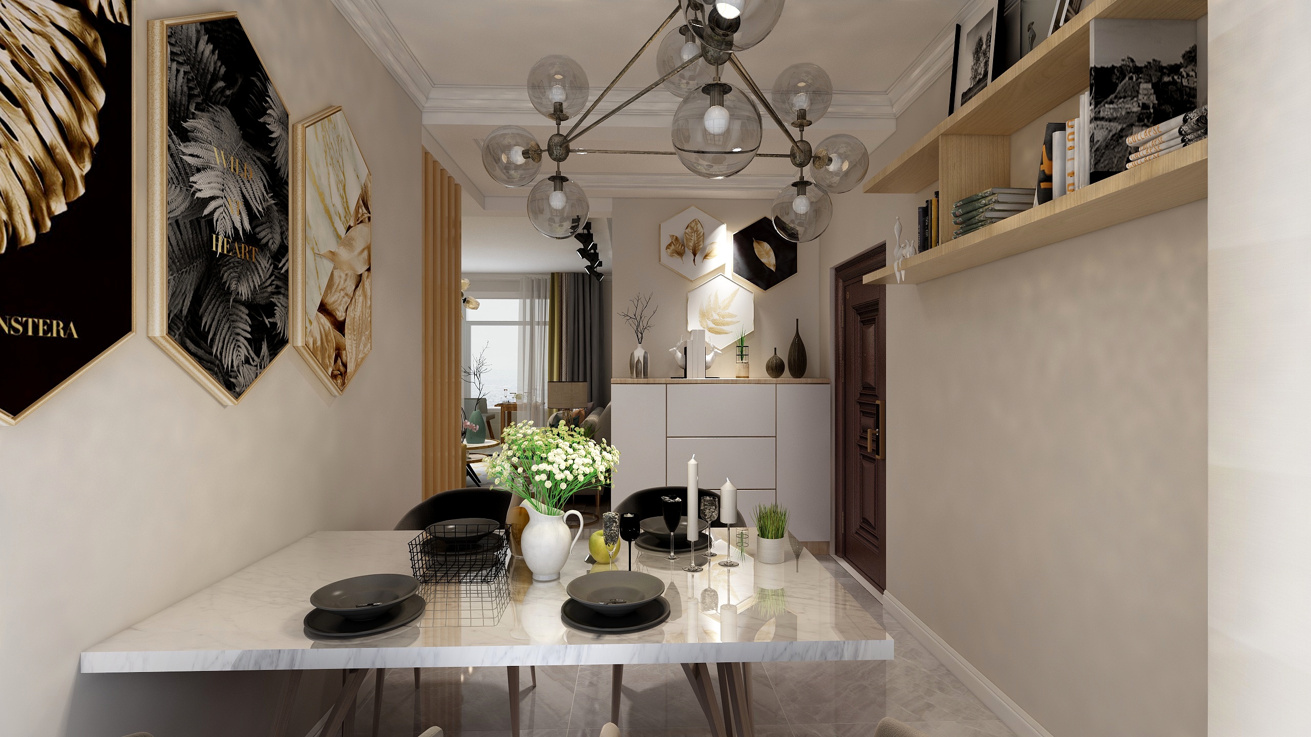 西安店001-西航家属院-酷家乐-装修设计方案