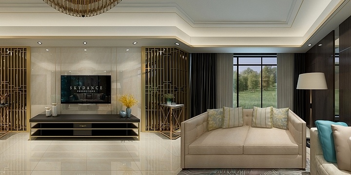 章保信-现代轻奢平层《终稿》-装修设计方案